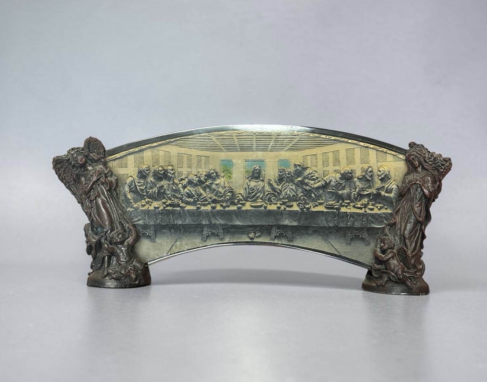 Vtg The Last Supper Religious Jesus Christian Art Decor