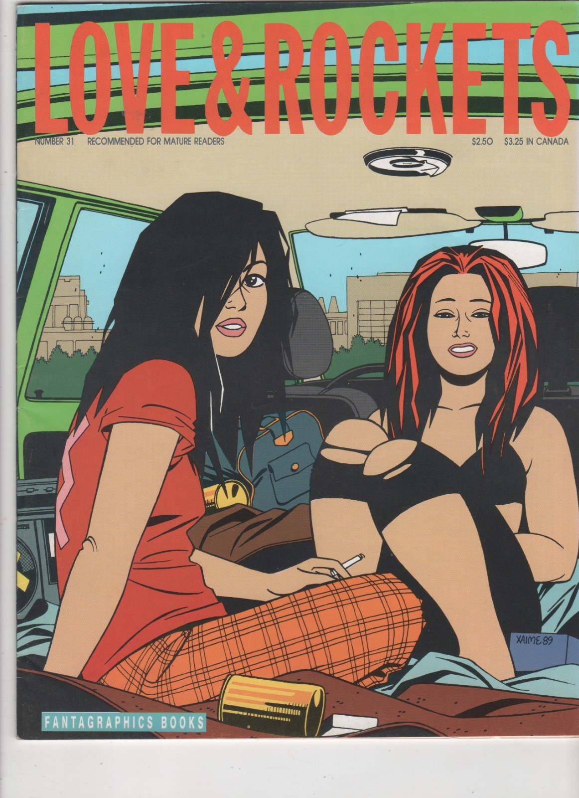 Love & Rockets Magazine #31, Los Bros, FN+ 6.5, 1st Print, 1989, See Scans