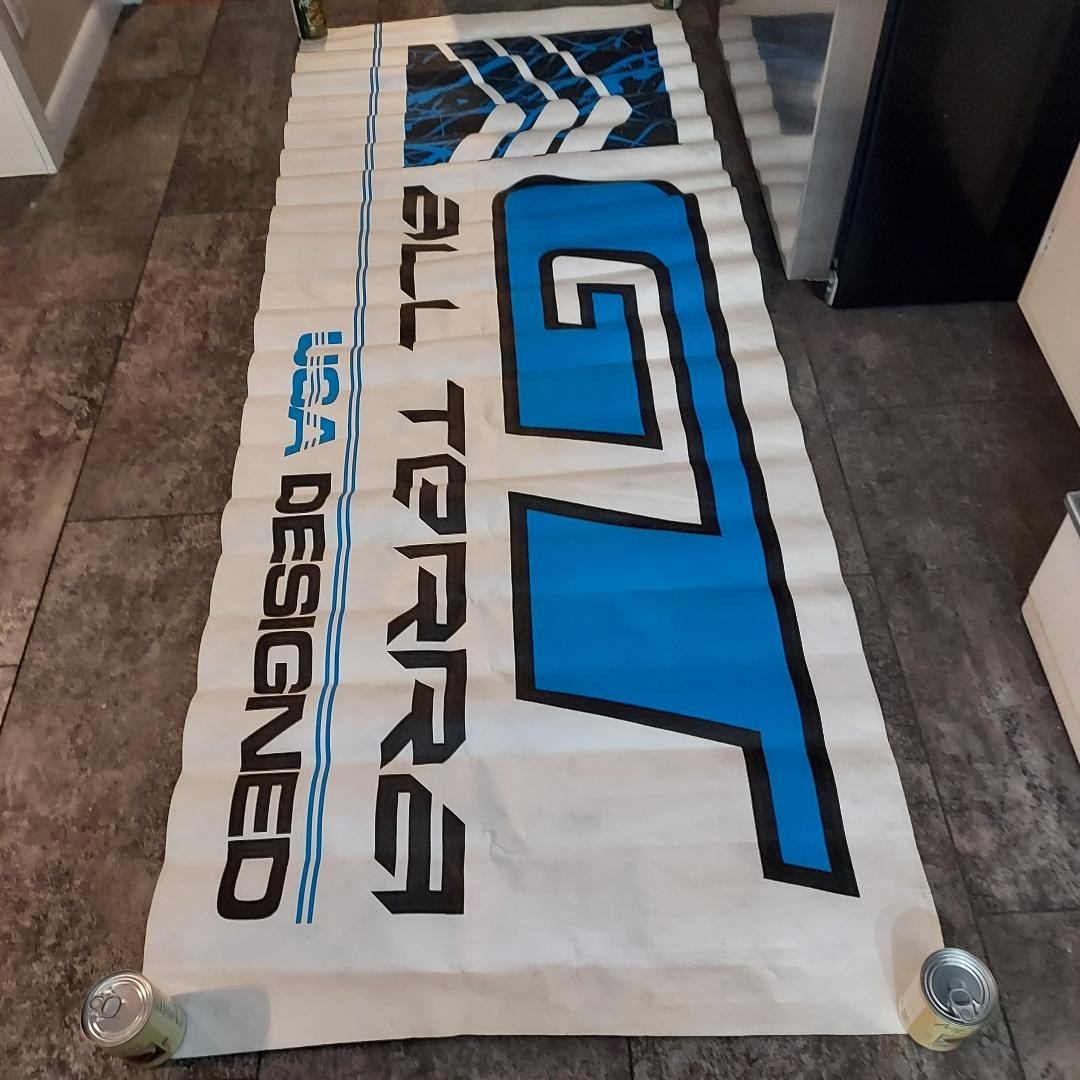 GT all terra banner bicycle dealer original 90s 36\
