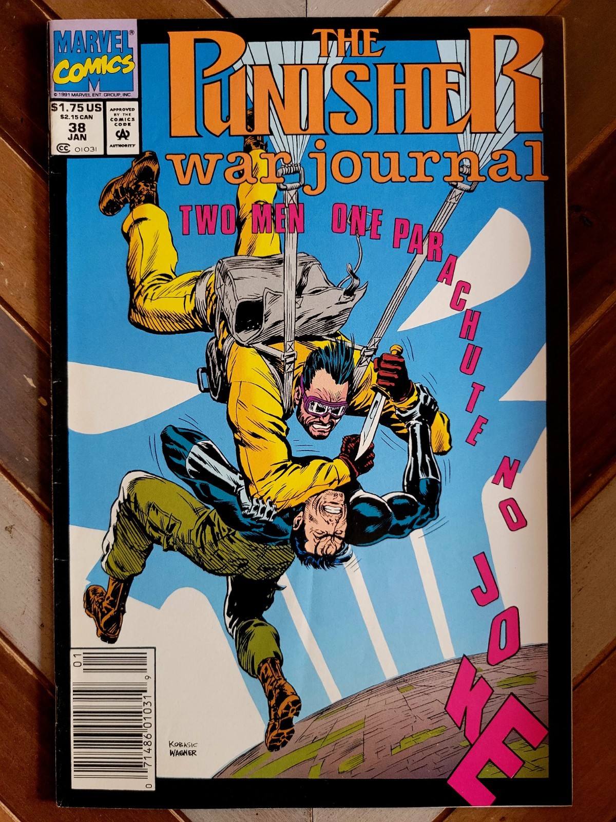 Punisher War Journal #38 (Marvel 1992) Newsstand Copy \