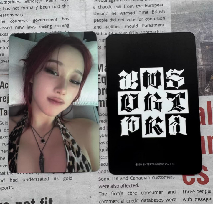 Aespa Giselle The 1St Single Dirty Work Ktown4U Pob Photocard