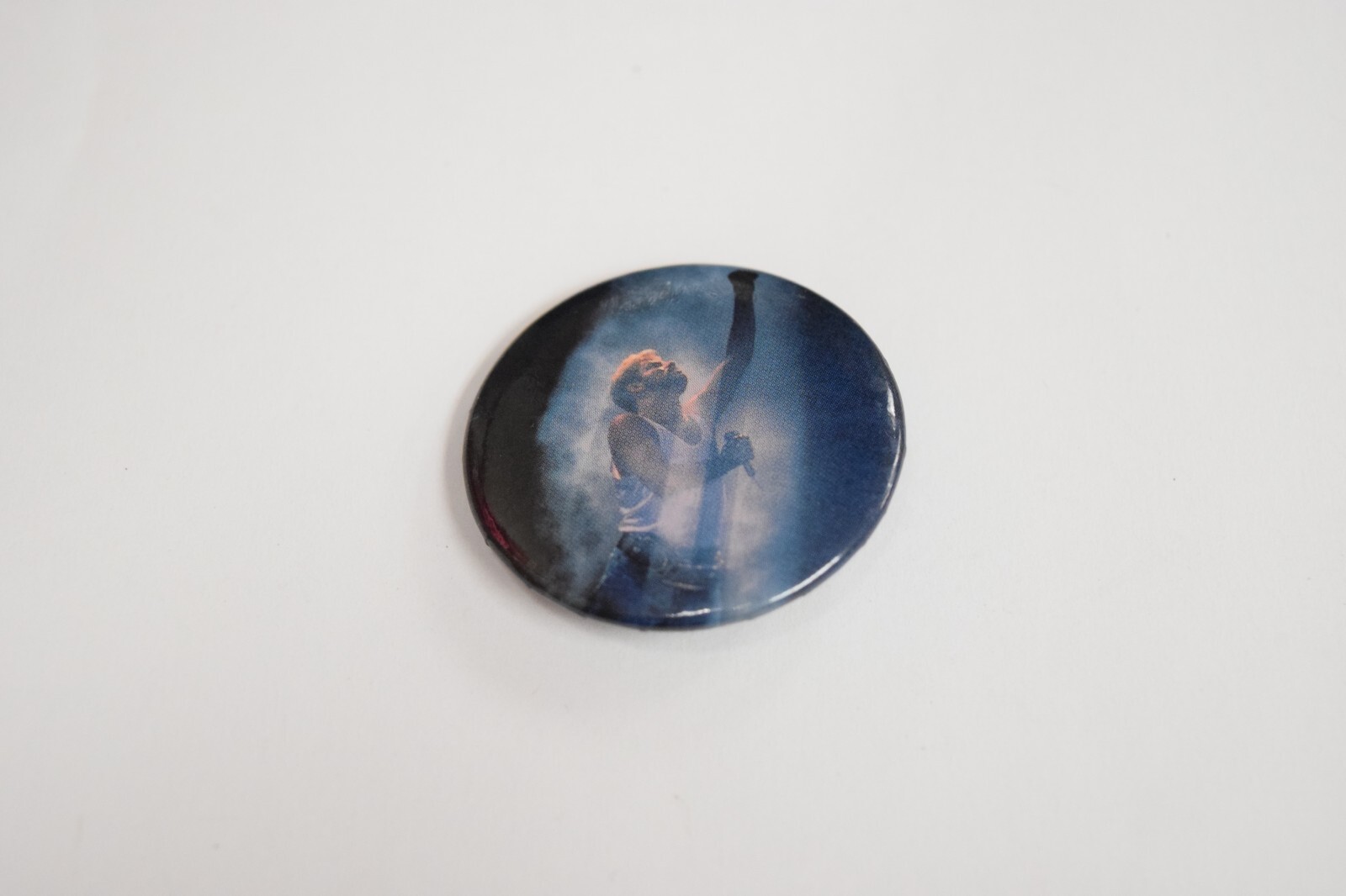 Big Geoff Overseas Vintage Pinback Button.