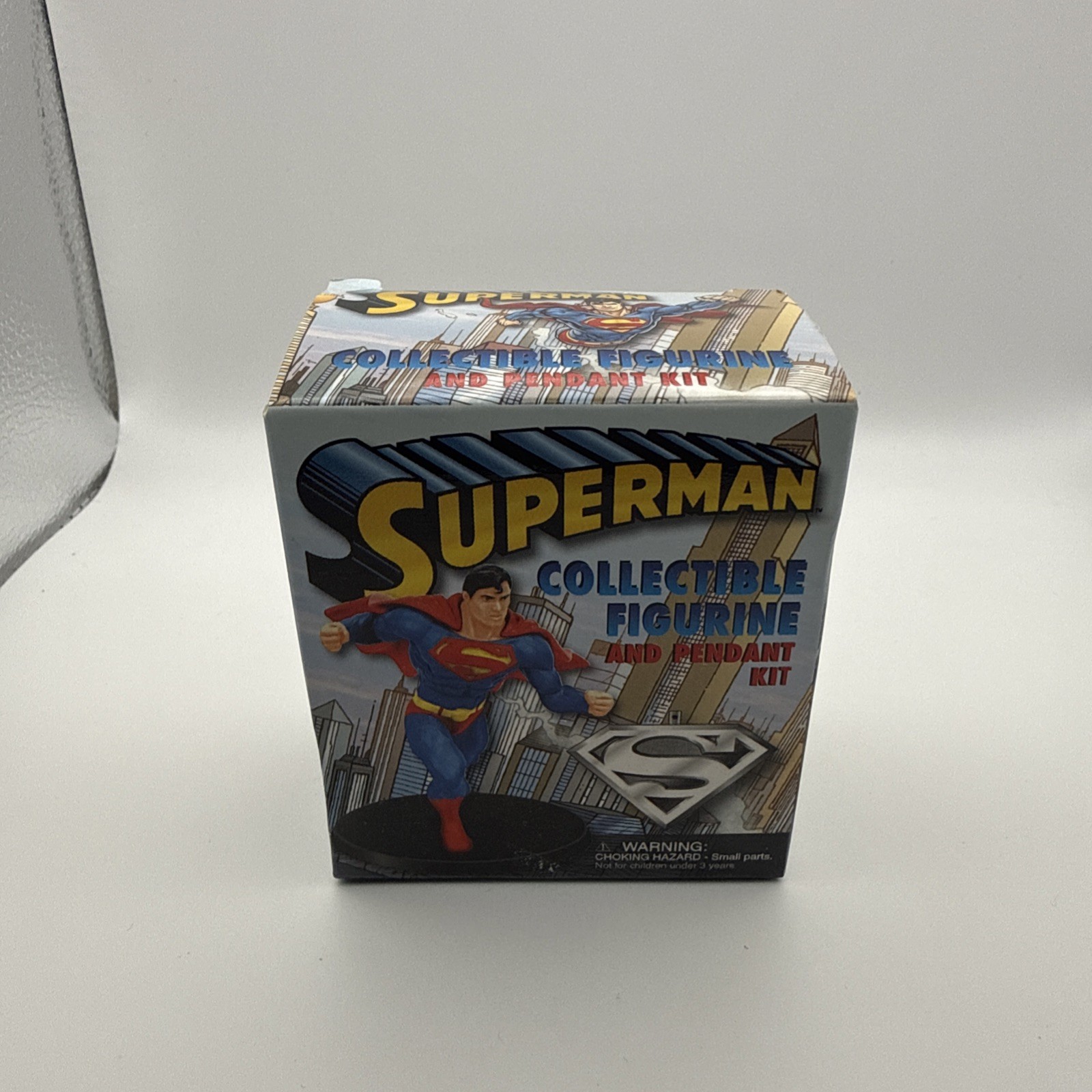 Superman Collectible Figurine Pendant Mega Mini Kit Book Toy Gift Desk DisplayT4