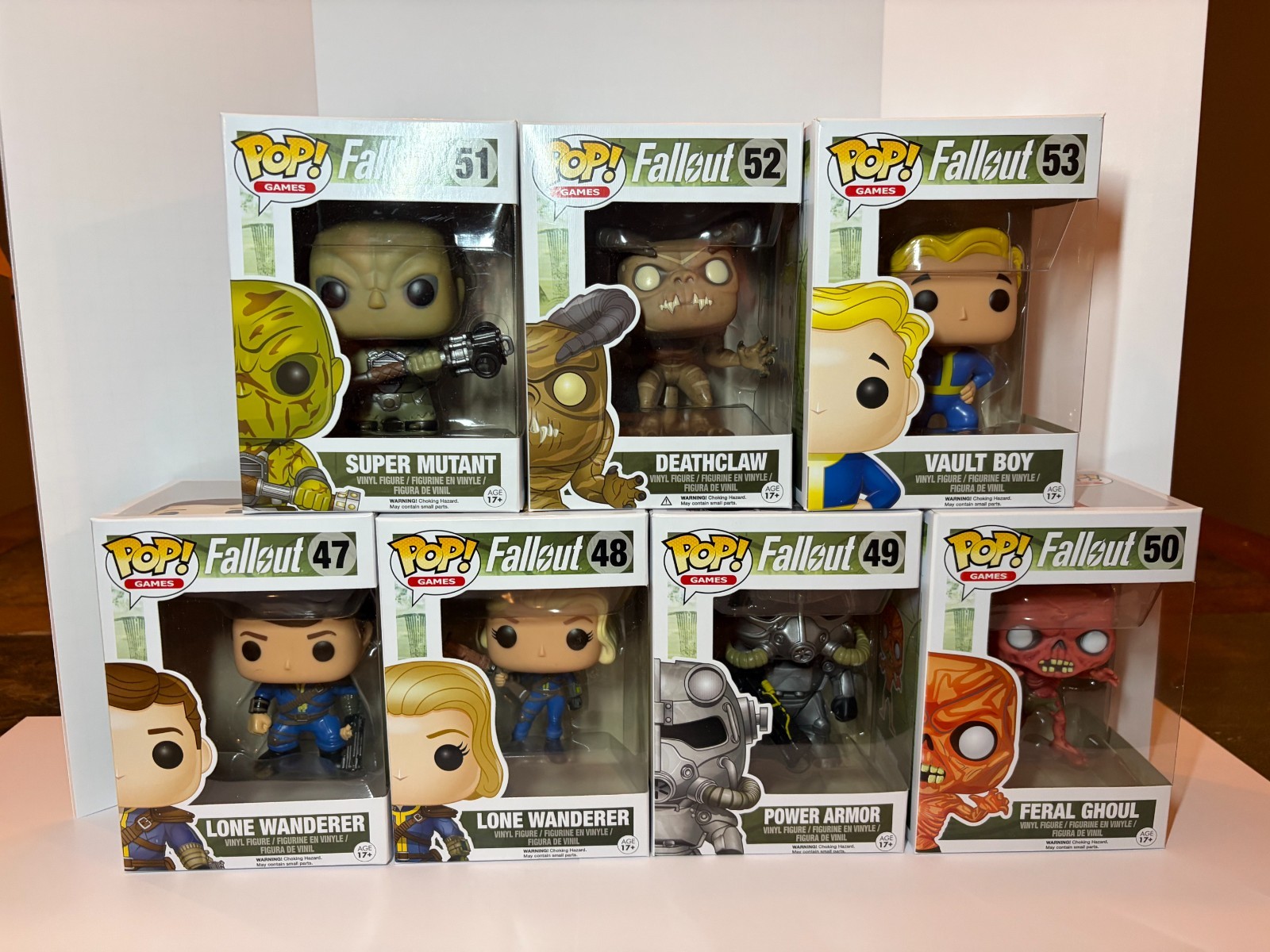 Fallout Funko Pop Complete Set #49–53