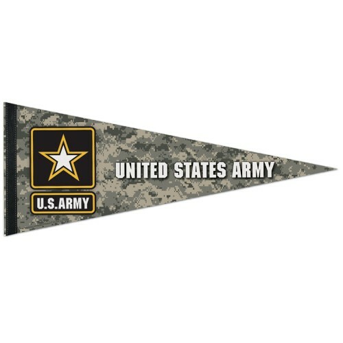 United States Army Felt Pennant 12X30 Nice Quality Not The Cheap Paper Version