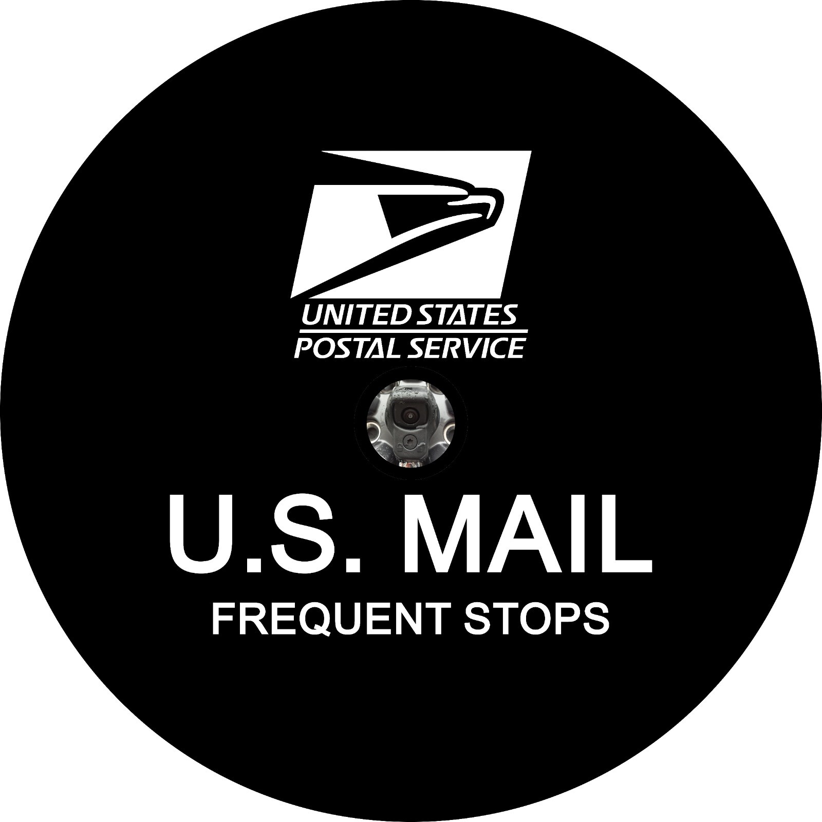 U.S. Postal Mail Frequent tire cover Stop JL Camera Access Any Size