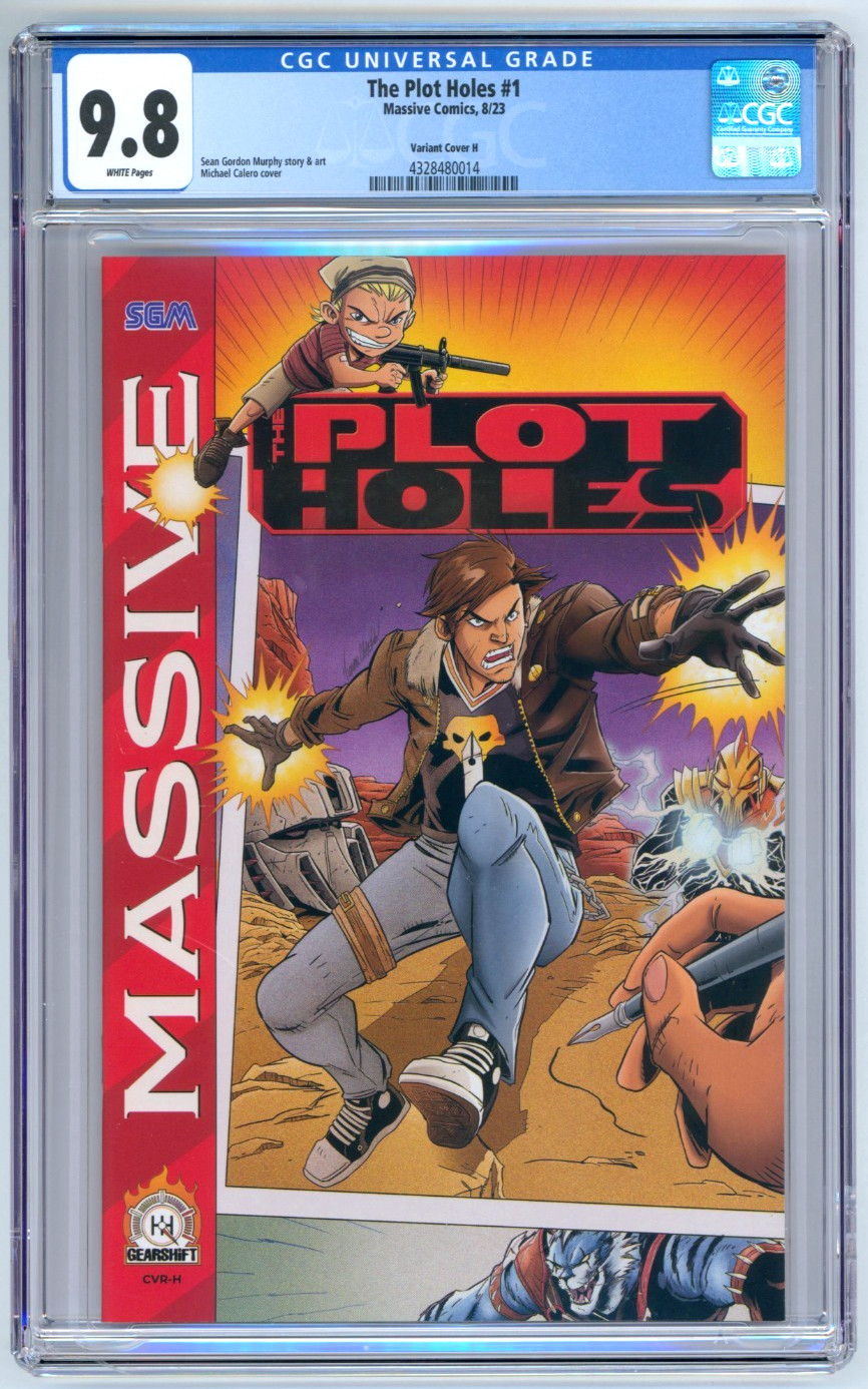 Plot Holes #1 CGC 9.8 Comix Zone Sega Genesis Video Game Homage Cover H 2023