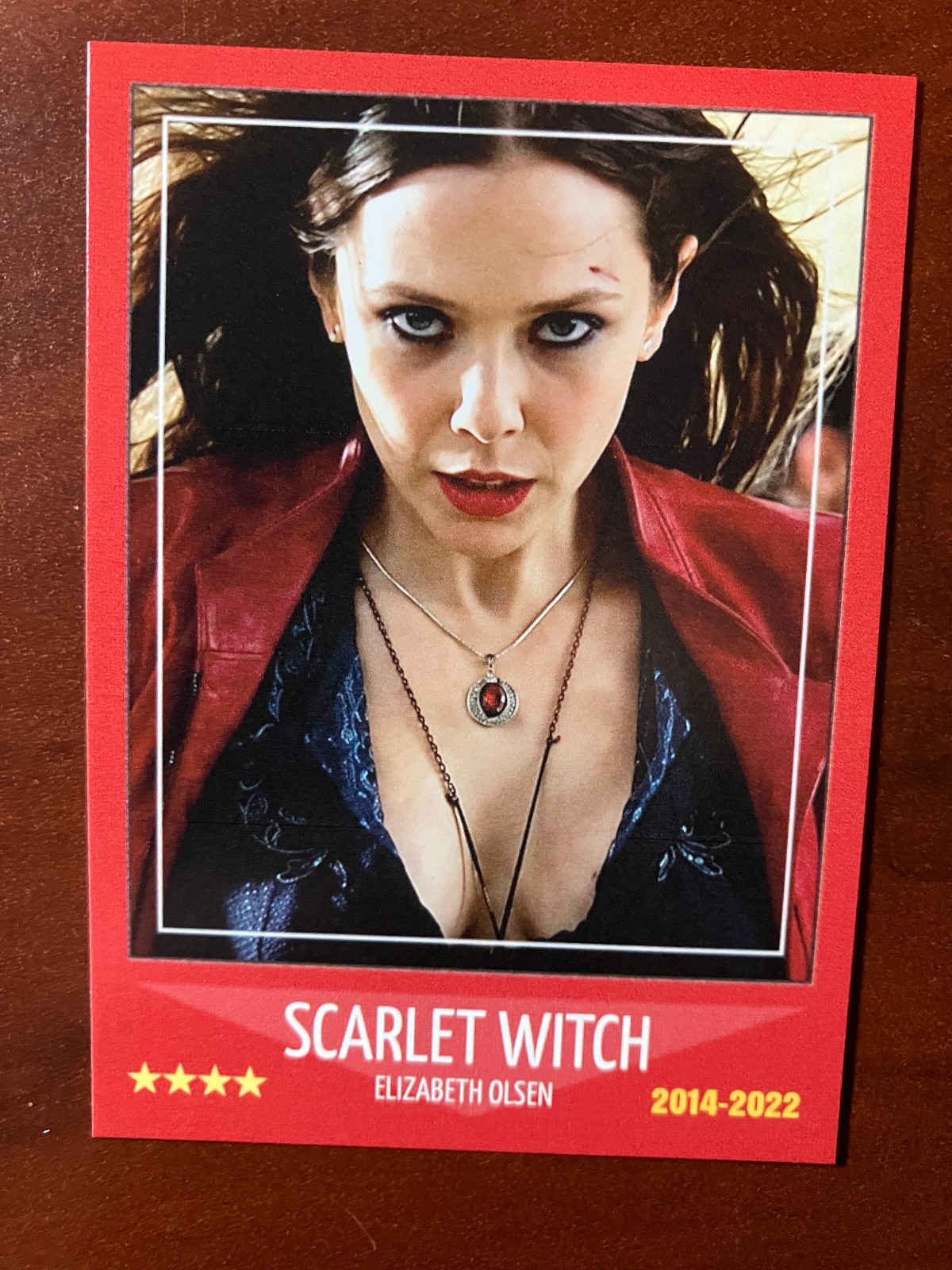 NEW Custom ACEO Scarlet Witch Elizabeth Olsen Trading Card (SW-1)