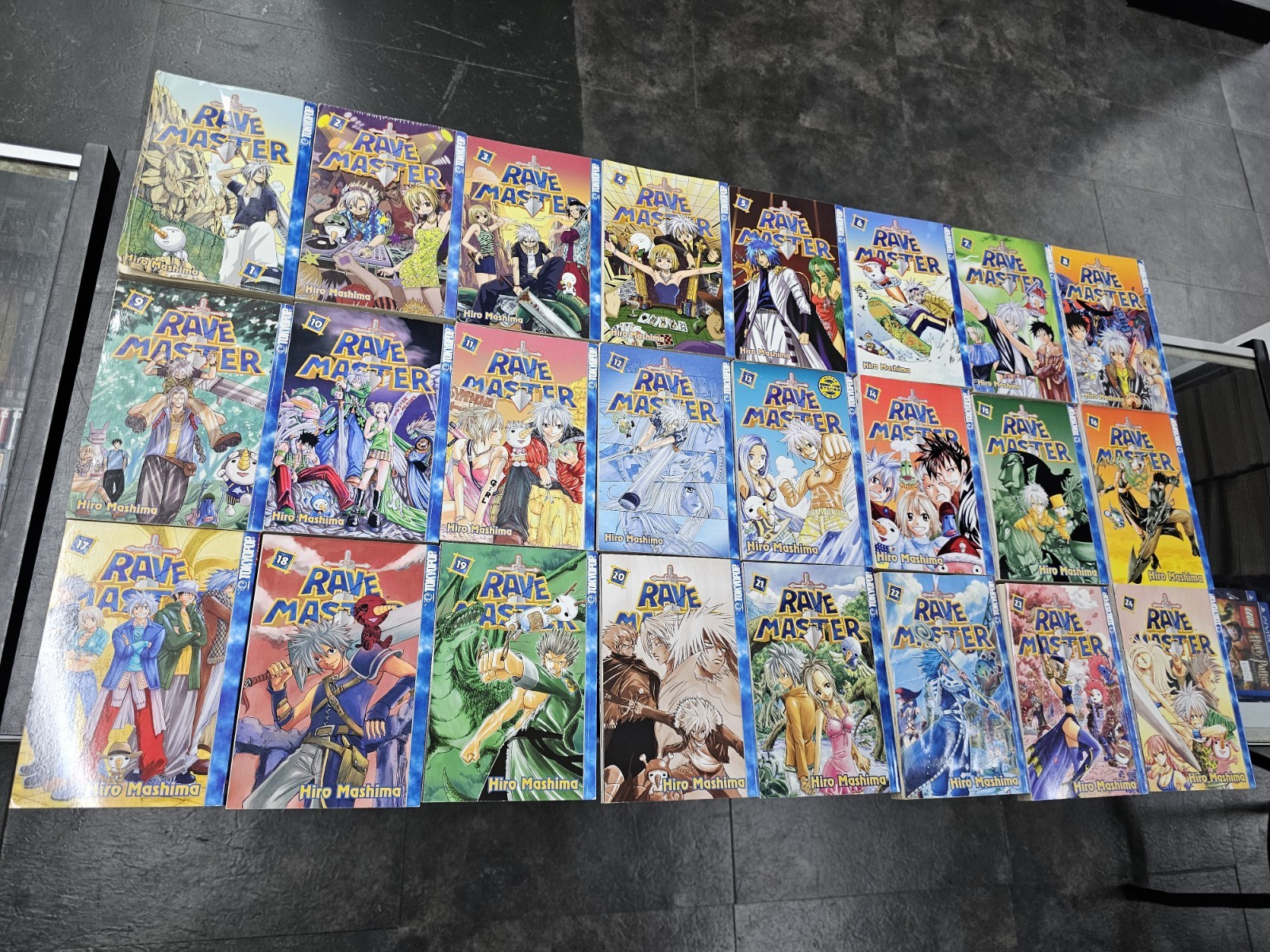Rave Master Manga Vol 1-24 English Tokyopop By Hiro Mashima 2003 RARE