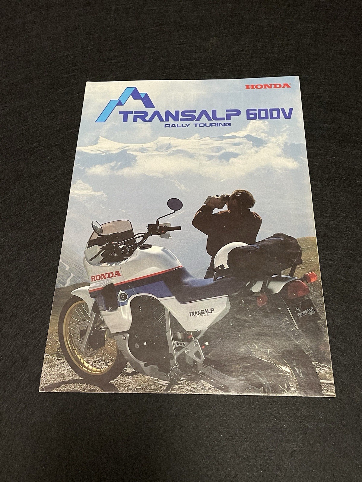 Honda Transalp 600V Rally Sales Brochure. A4 Size. Australian Genuine Item. 227