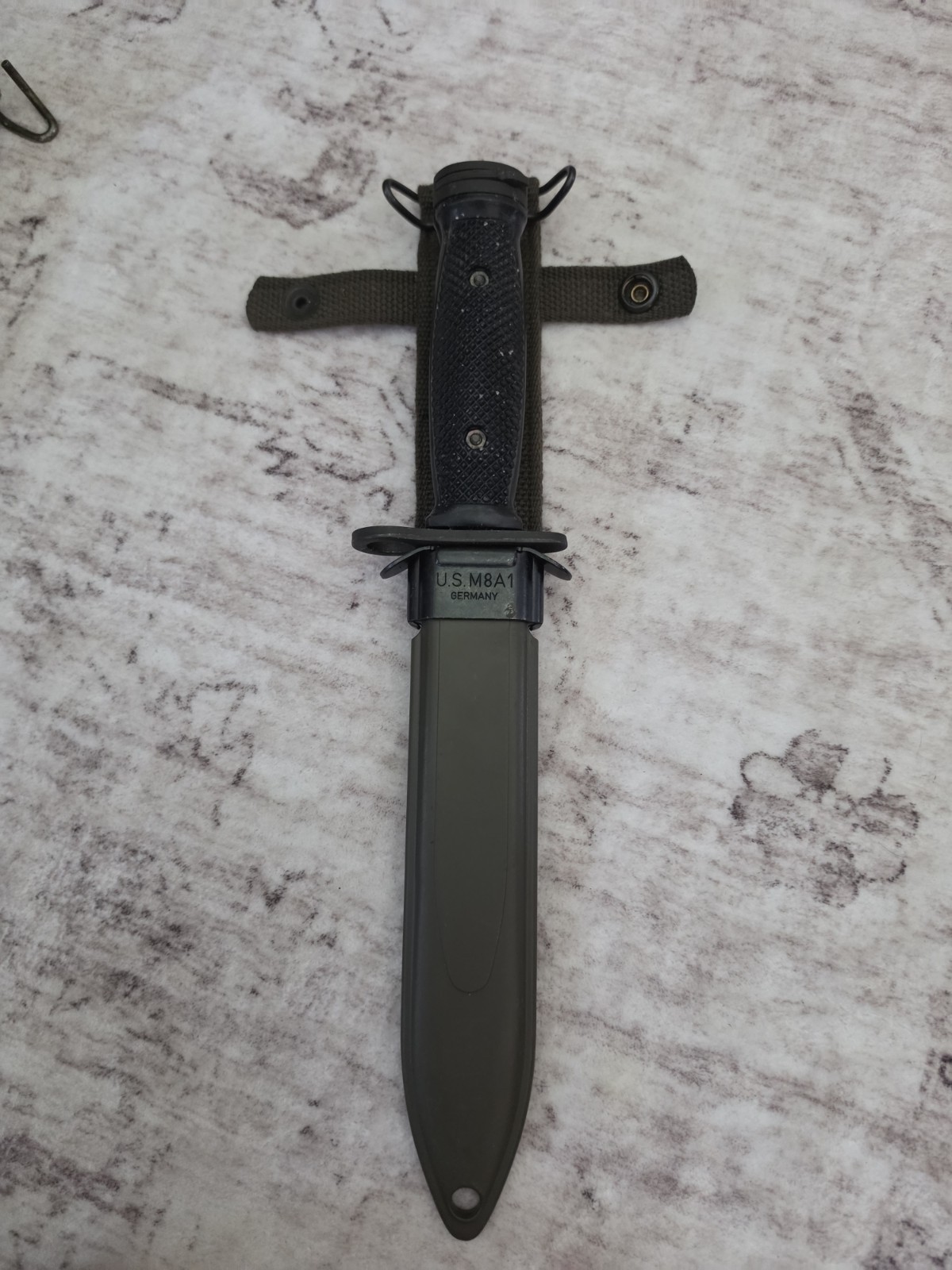 U.S. M5 / M5A1 Bayonet (designed for the M1 Garand rifle) Mfg. Eickhorn Cutlery