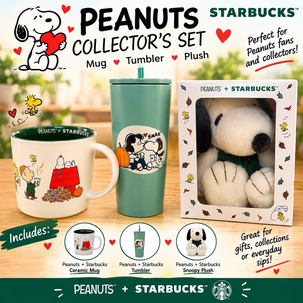 Starbucks Peanuts 2026 Fall Collection Tumbler