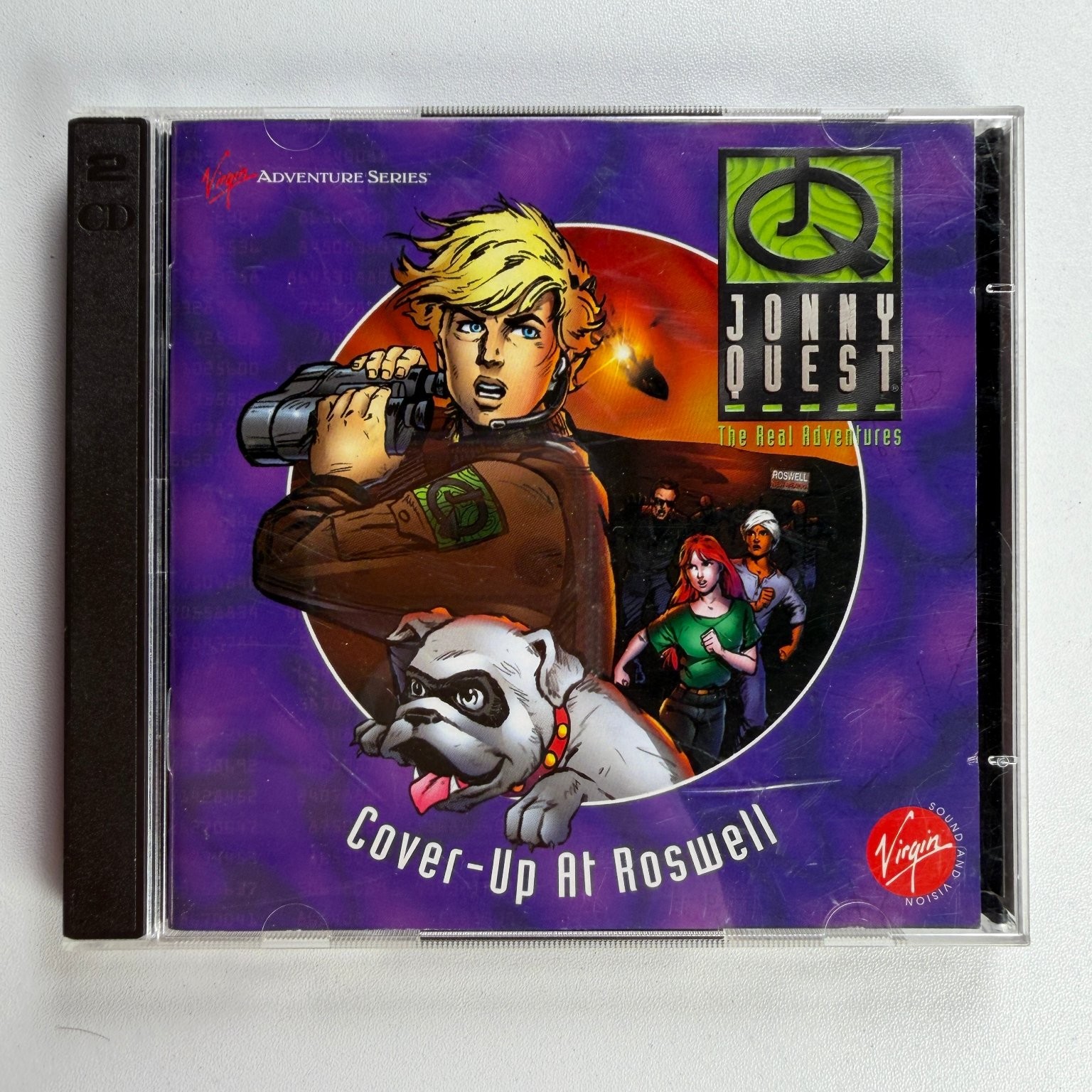 Jonny Quest Cover-Up At Roswell PC/Macintosh Video Game Adventure CD-ROM