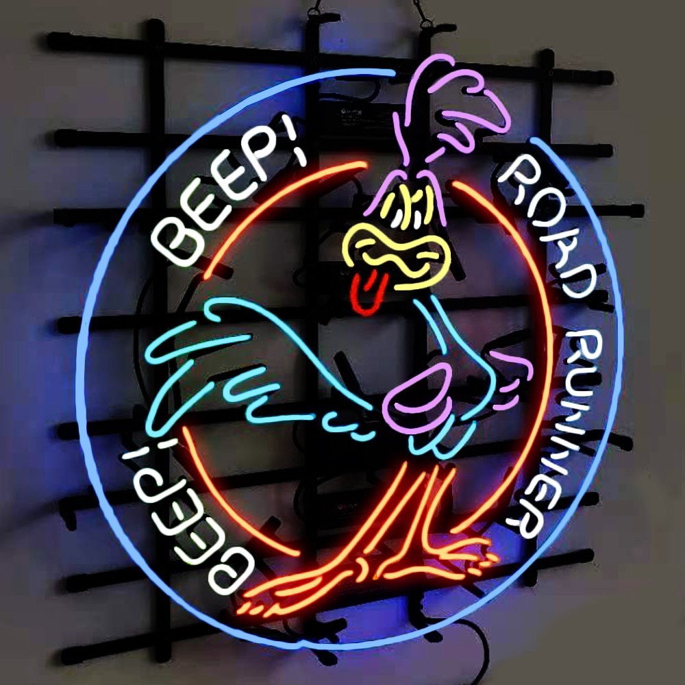 US STOCK Road Runner Beep Neon Sign 24\