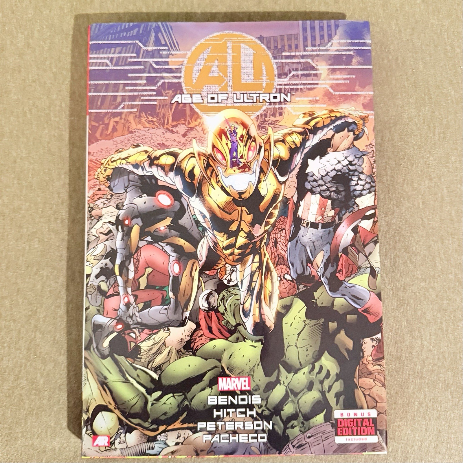 Marvel Age of Ultron Hardcover Brian Michael Bendis Bryan Hitch HC 1st Printing