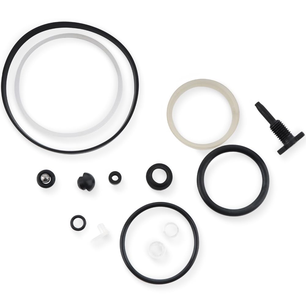 12.5 Ton Vertical Hydraulic Bottle Jack Repair Kit Full Oil Seal ORing Replac...