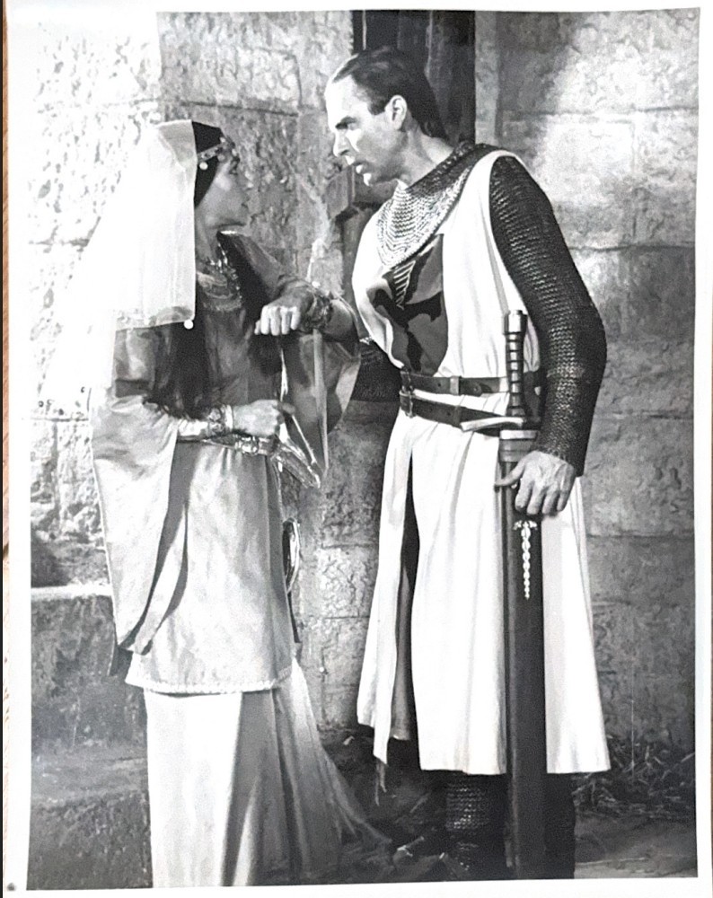 IVANHOE 1982 Original Vintage CBS Press Photo Olivia Hussey Sam Neill