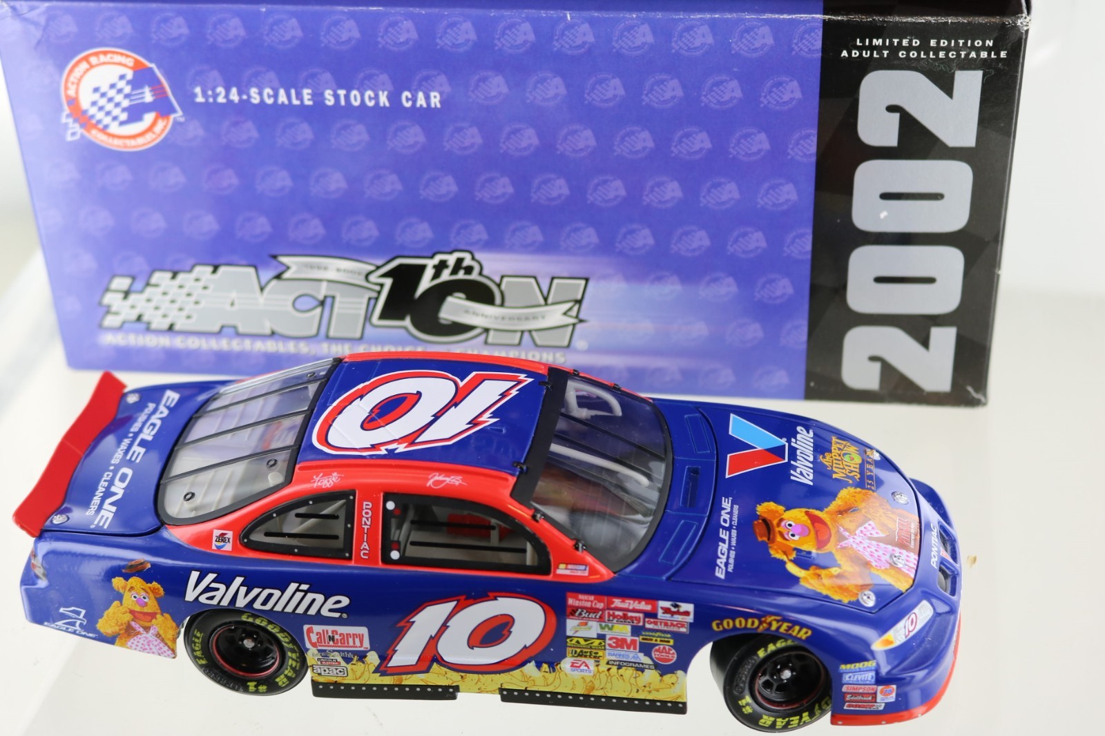 Johnny Benson #10 Valvoline / Muppets 25th Anniversary 2002 Pontiac Grand Prix