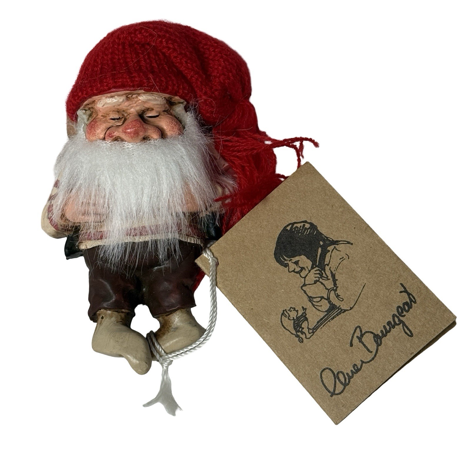 VTG Gnome Troll Paul Bonner Bebe Norway NWT Scandinavian Figure Ornament Gift