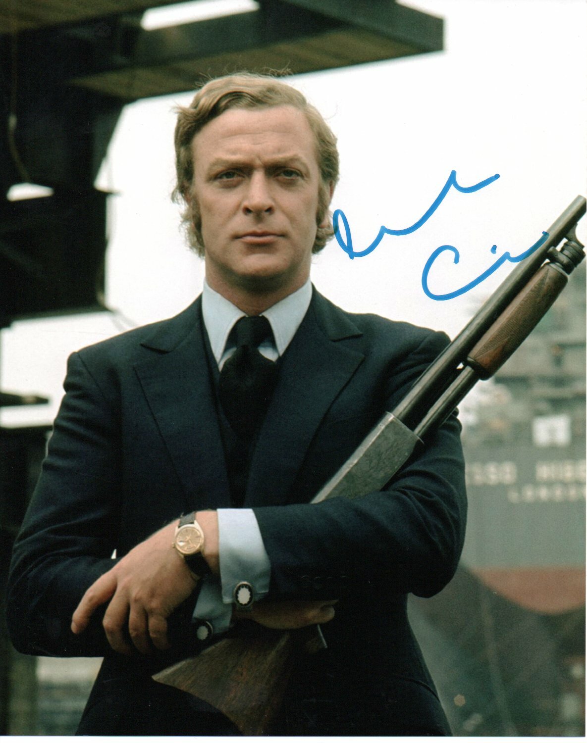 Michael Caine Autograph Signed 10-8 Photo Film TV Superstar Legend