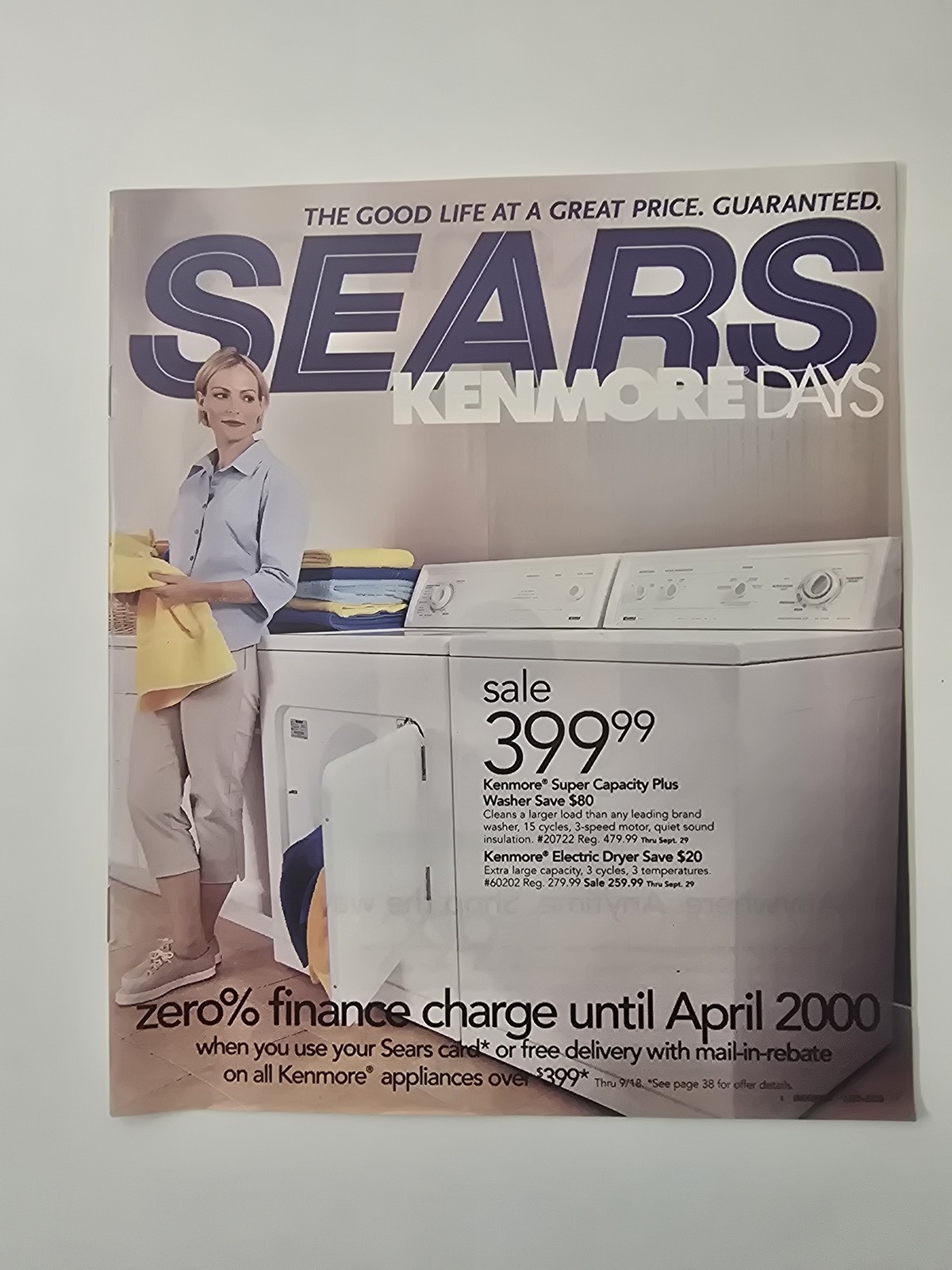Sears 1999 Kenmore Days Washer Dryer Appliance Circular Catalog 40 Pages Levis