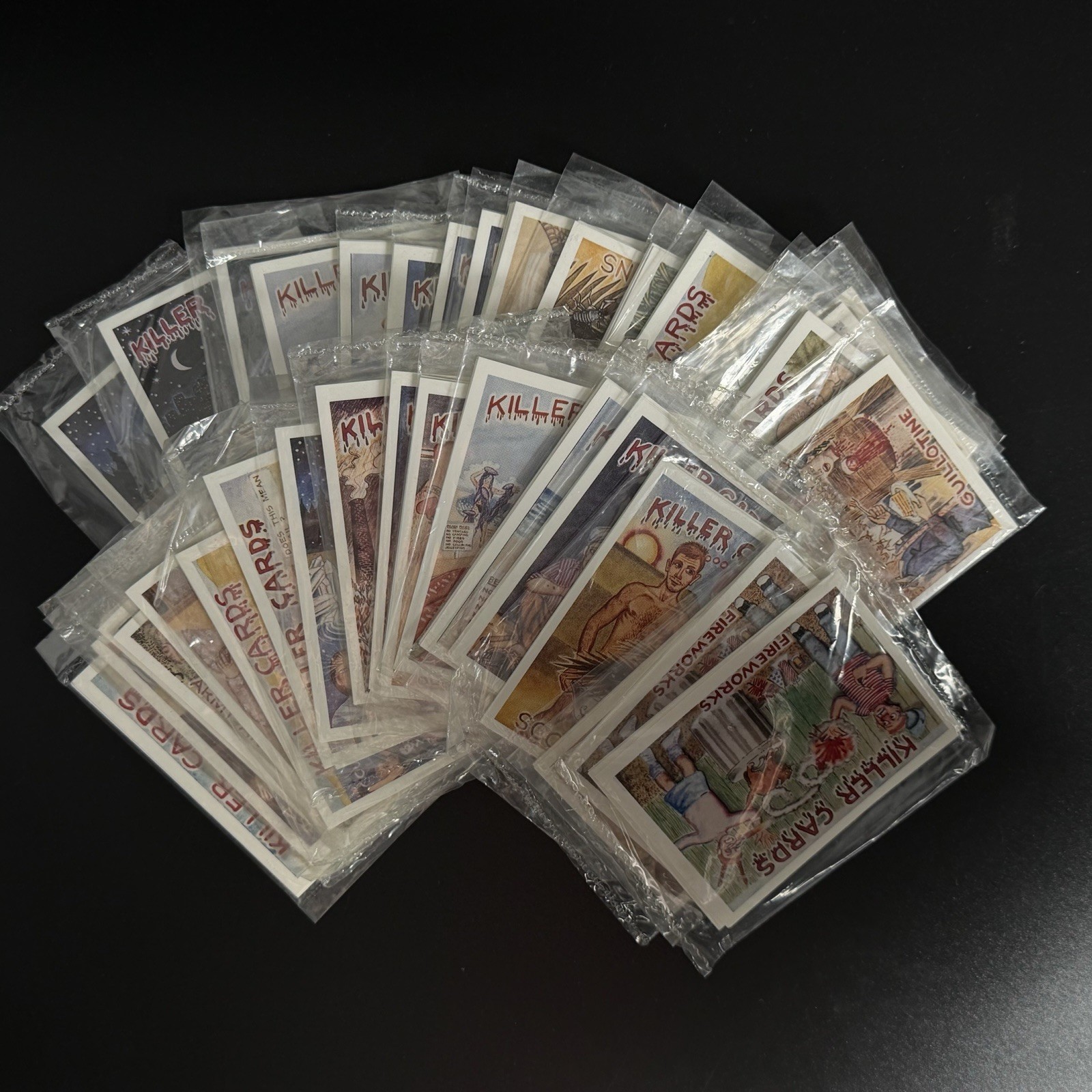 1988 Piranha Killer Cards - 1st Edition - LOT of 36 Sealed Packs - NEW