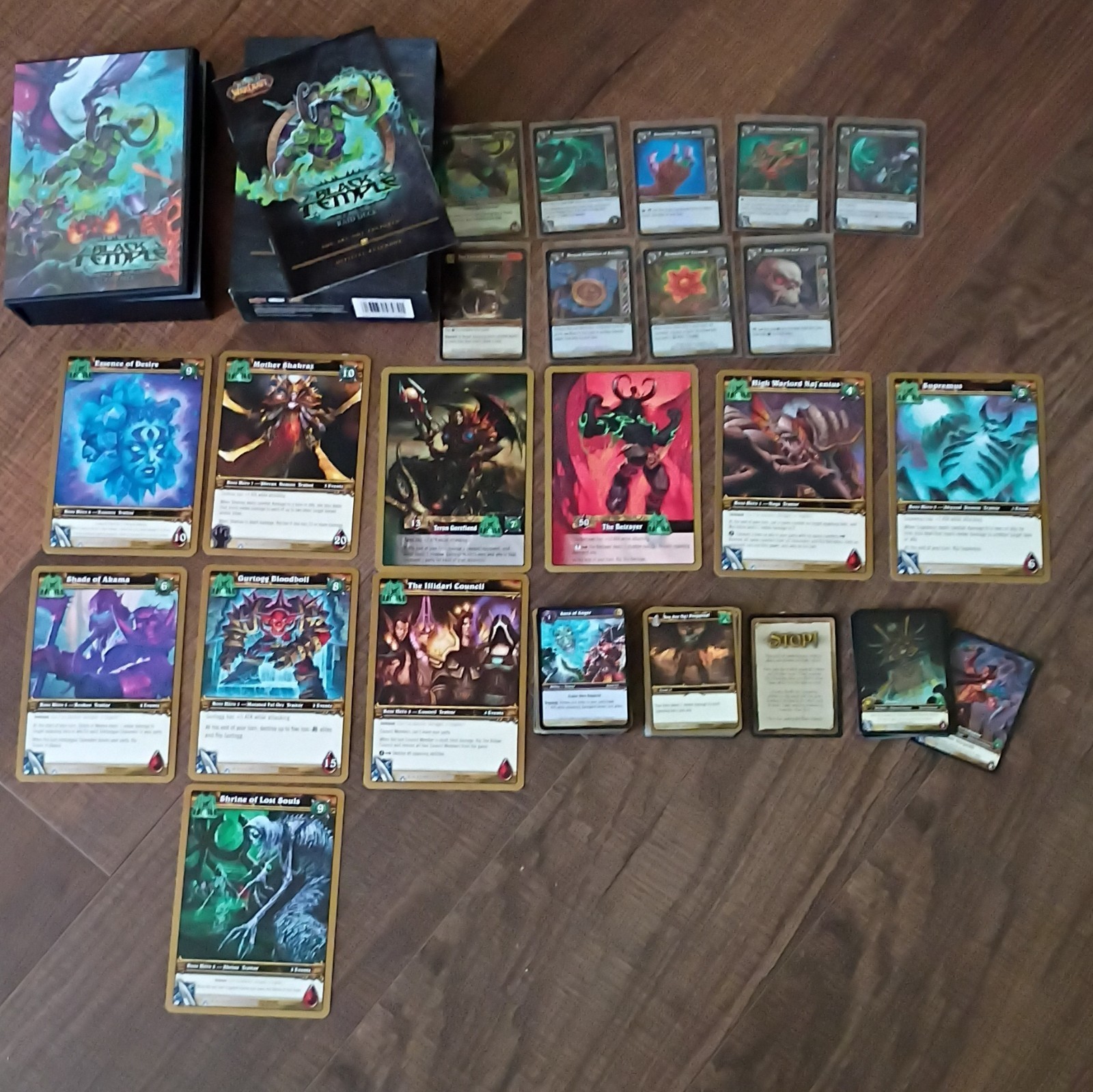 World of Warcraft BUNDLE Black Temple Raid Deck Special Edition  2008 plus more