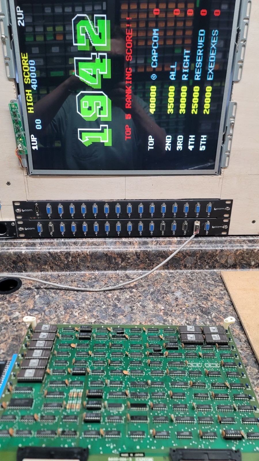 Capcom 1942 Video Arcade Game PCB, Atlanta  (Fully Working)