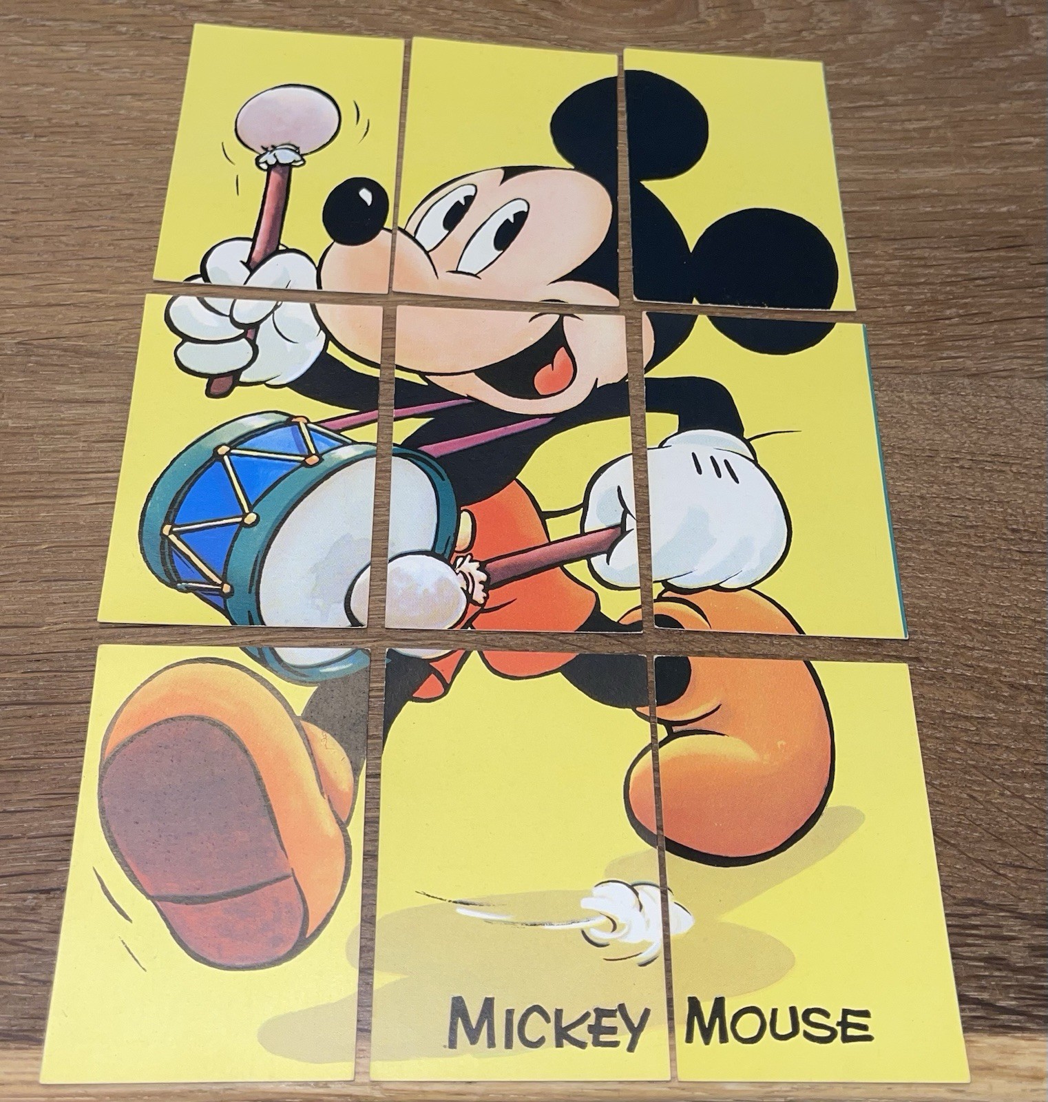 MICKEY MOUSE 1947 Castell WU-PEE 9 Different Cards That Make Up MICKEY MOUSE