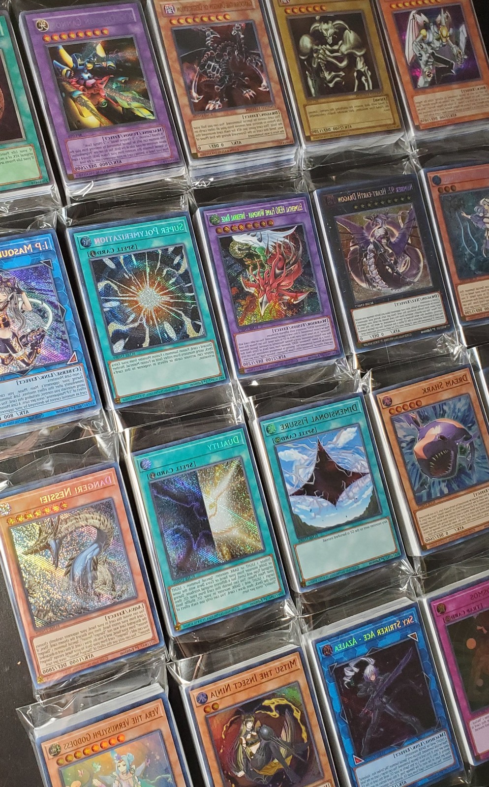 YUGIOH 100 CARD ALL HOLOGRAPHIC HOLO FOIL COLLECTION LOT SUPER, ULTRA, SECRETS