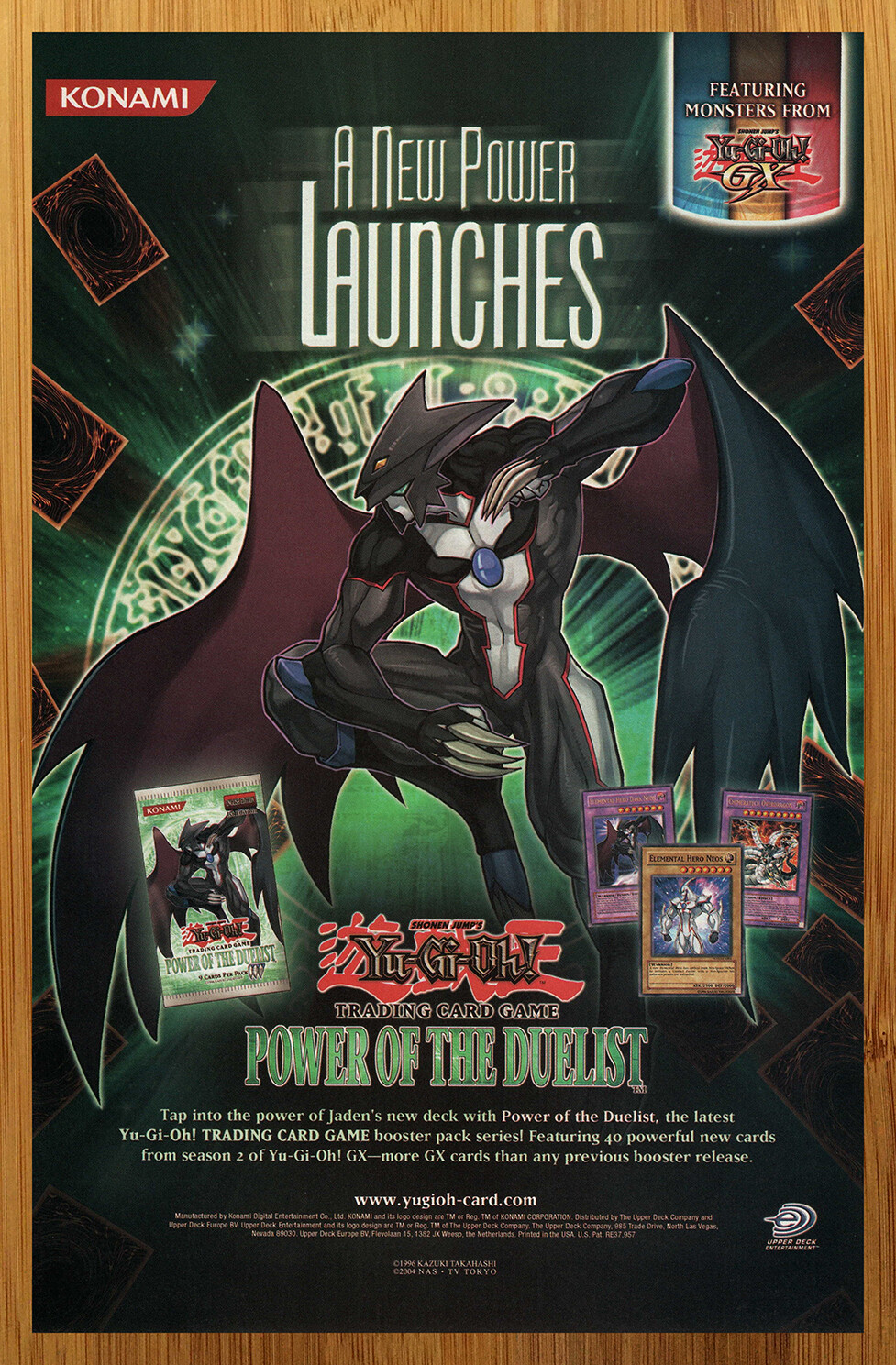 2006 Yu-Gi-Oh Power of the Duelist TCG Trading Cards Print Ad/Poster Promo Art