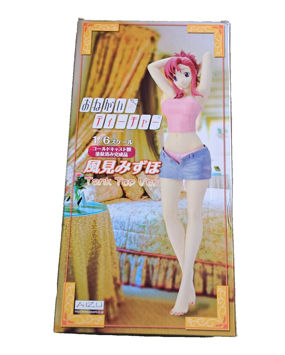 ONEGAI TEACHER PLEASE TEACHER MIZUHO KAZAMI TANK TOP VER PINK 1/6 FIGURE AIZU