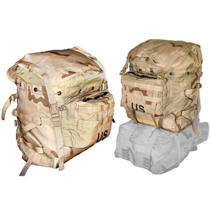 NEW N BAG USGI 3 COLOR DESERT CAMO DCU MOLLE MAIN PACK ONLY NSN 8465-01-491-7519
