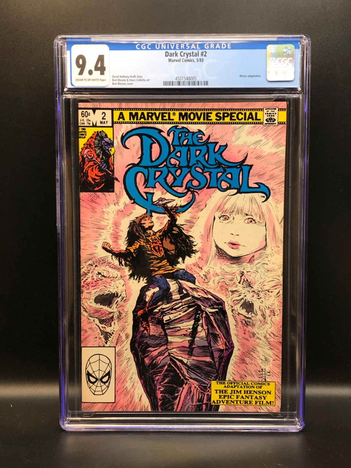 Dark Crystal #2 - Marvel Comics 4/83 - CGC 9.4