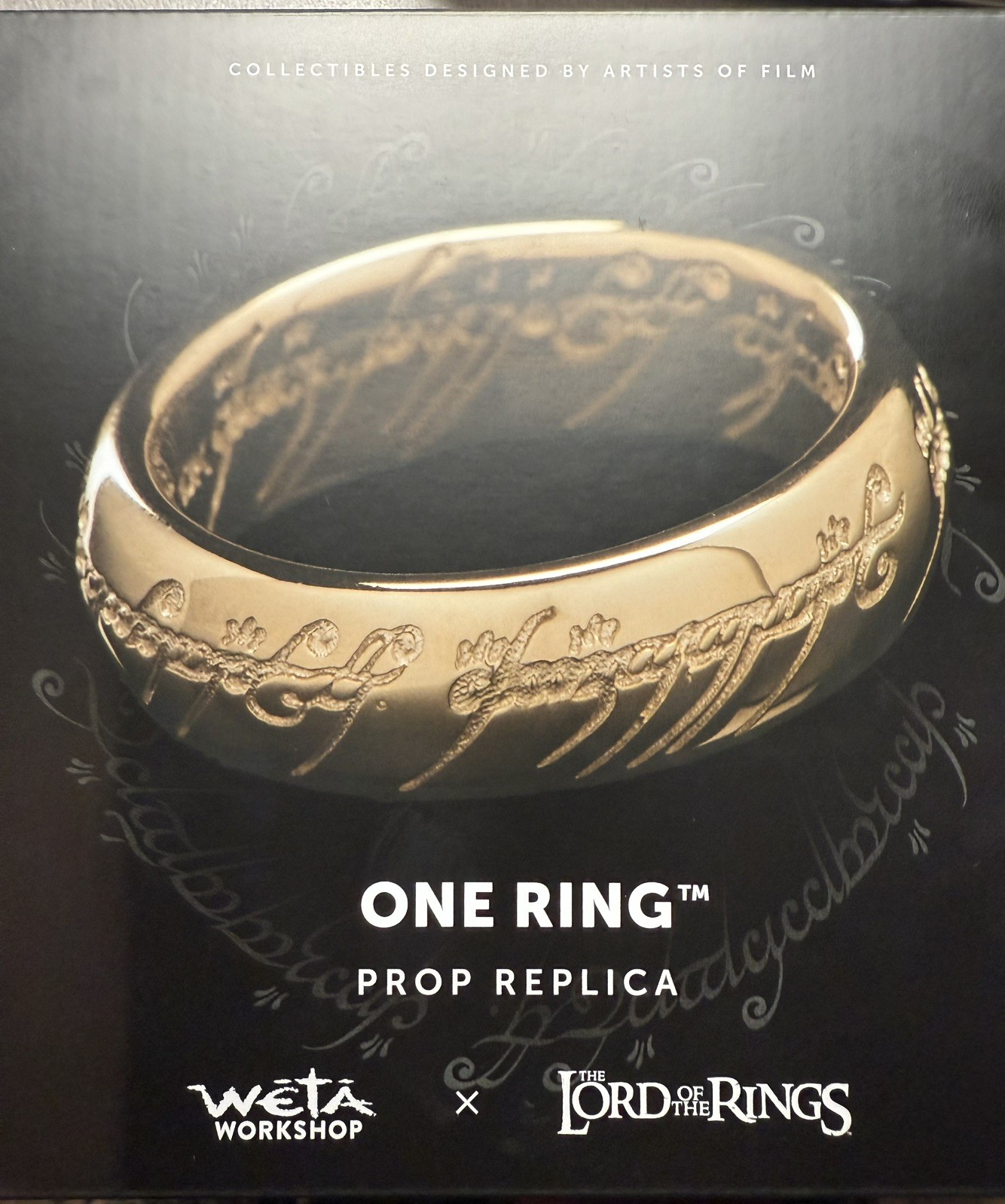 Weta Fan Expo Exclusive Giant One Ring LotR 25th Anniversary Prop Replica NEW