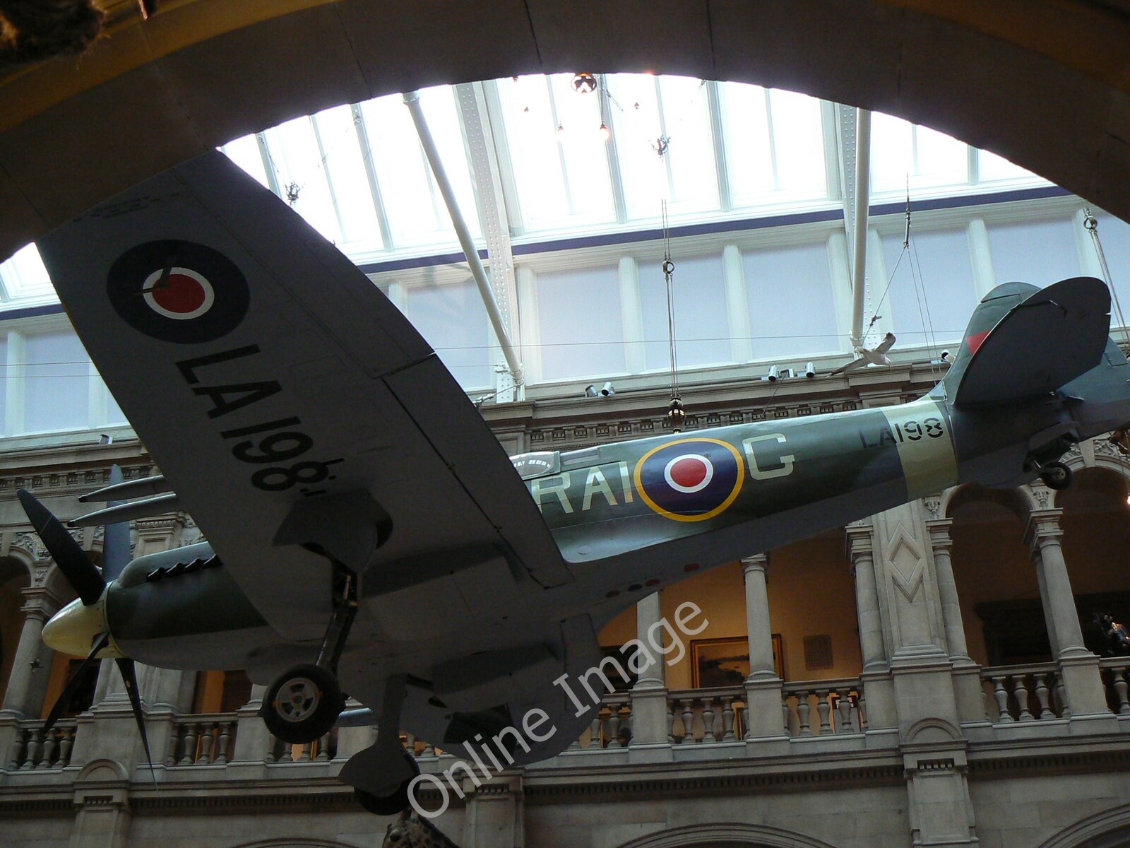 Photo 6x4 Achtung Spitfire Dowanhill A real Spitfire, not a replica, in t c2010