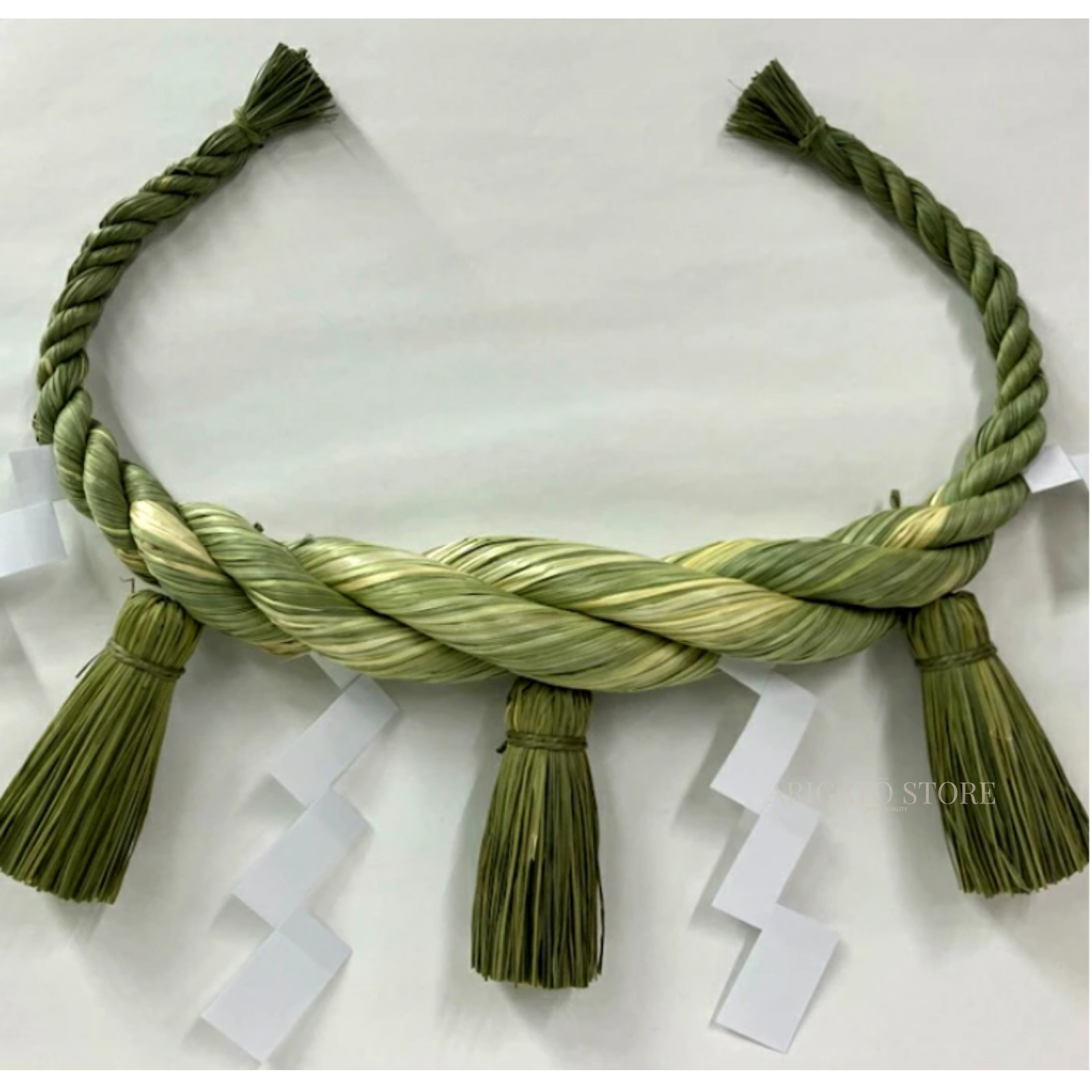 Shimenawa Sacred Rope for Sanja Shinto Alter Sedge Straw Art 90cm Made of Japan