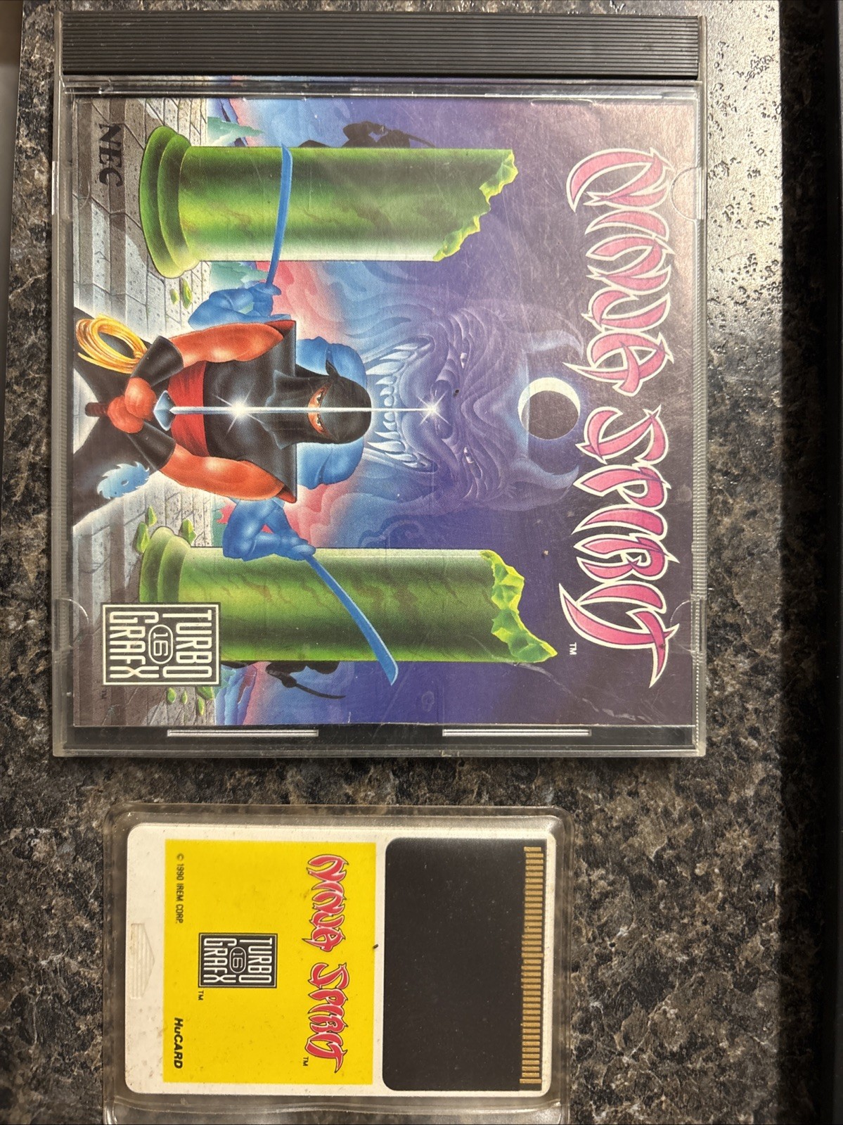 Ninja Spirit (TurboGrafx-16) CIB, Complete with case and manual