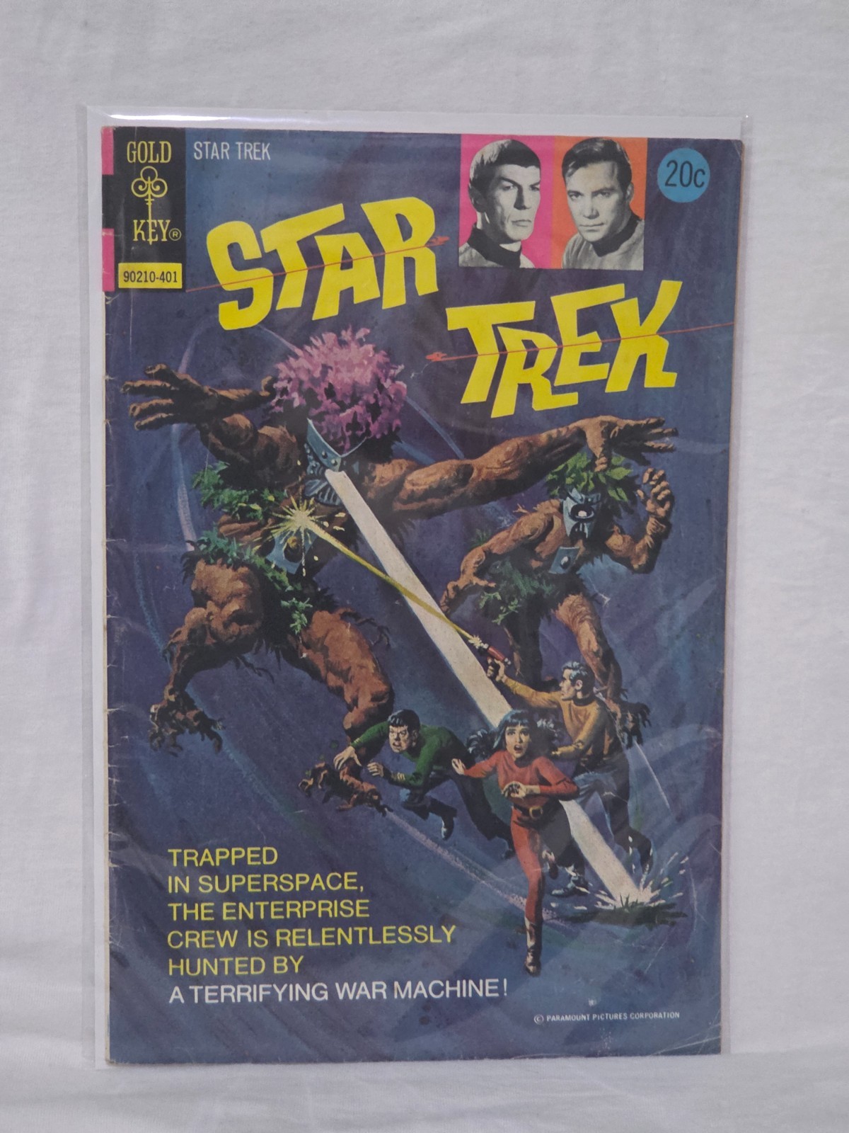 Vintage 1974 Star Trek #22 - Gold Key (90210-401) - Trapped in Superspace