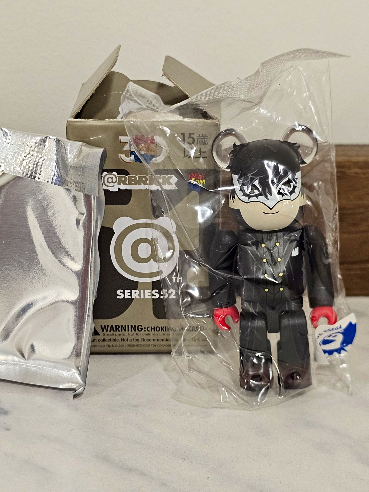 Medicom Toy BE@RBRICK Series 52 Persona 5 Joker Plastic Figure Blind Box