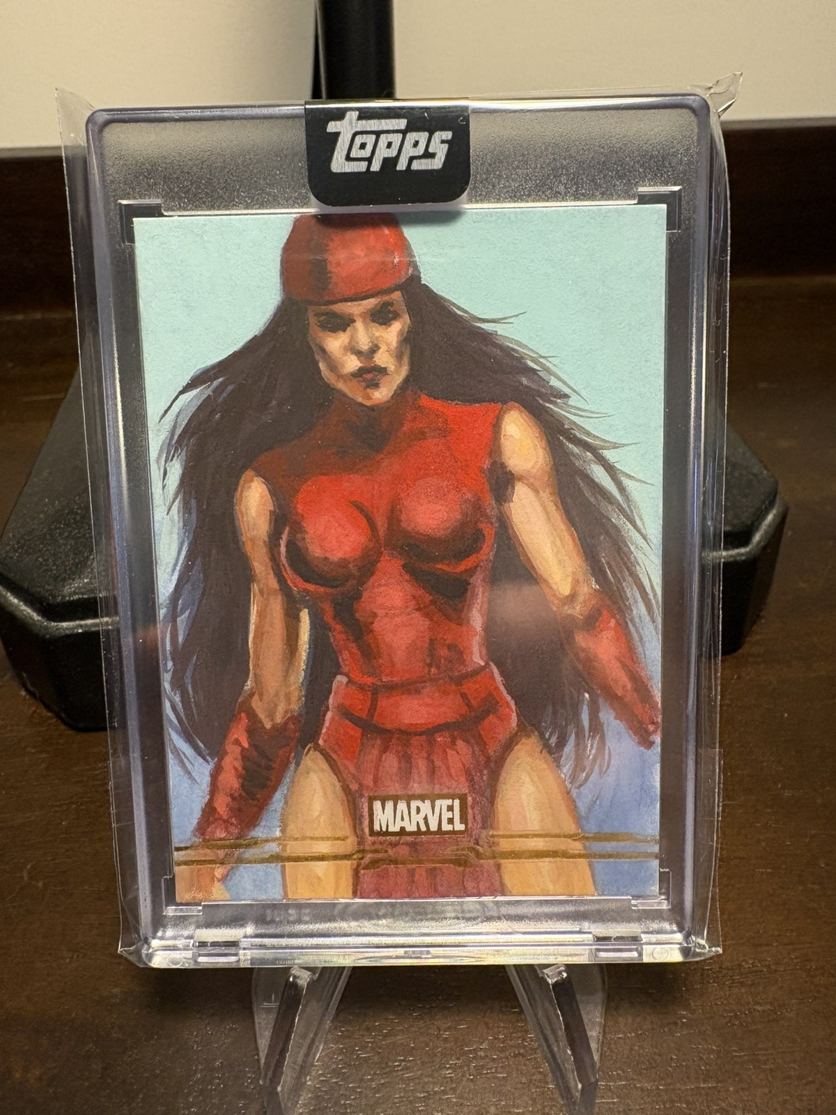 2026 Topps Marvel Mint Elektra Gold Foil Original Sketch Card Steve Alce