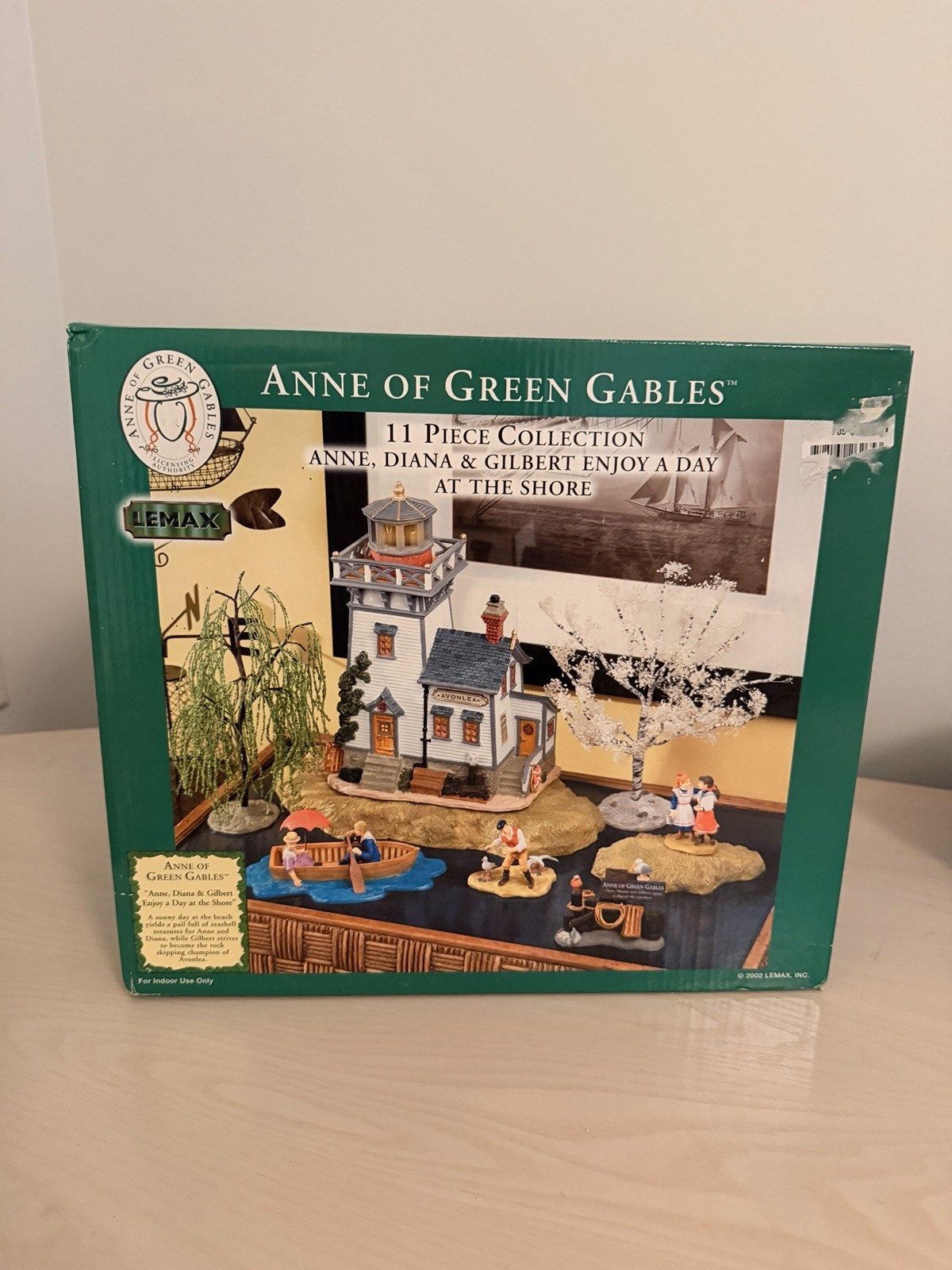 11 pc Anne Of Green Gables “Anne, Diana,& Gilbert Enjoy A Day At The Shore”NIB
