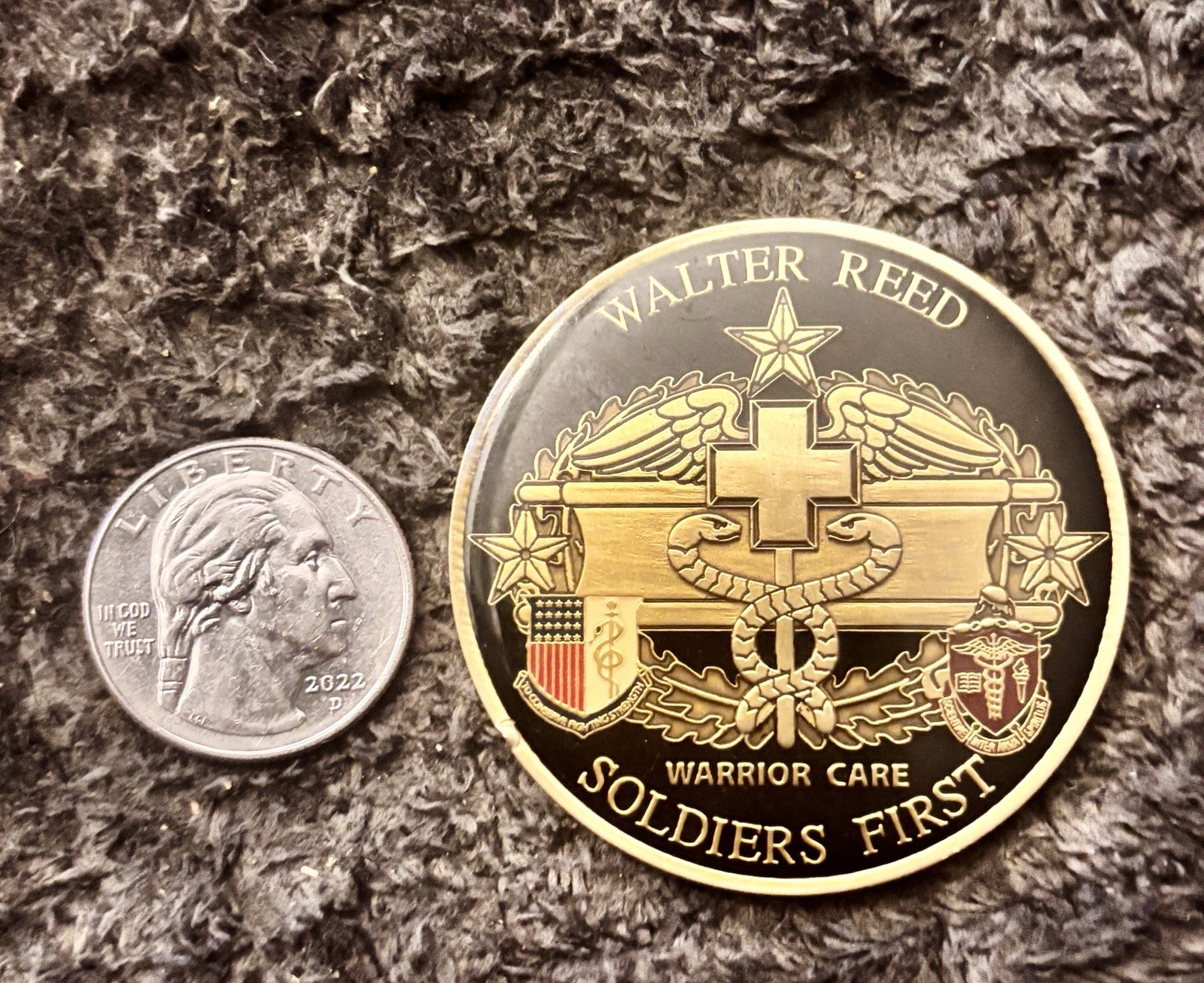 Walter Reed Army Medical Center Warrior Care Soldiers First Challenge Coin