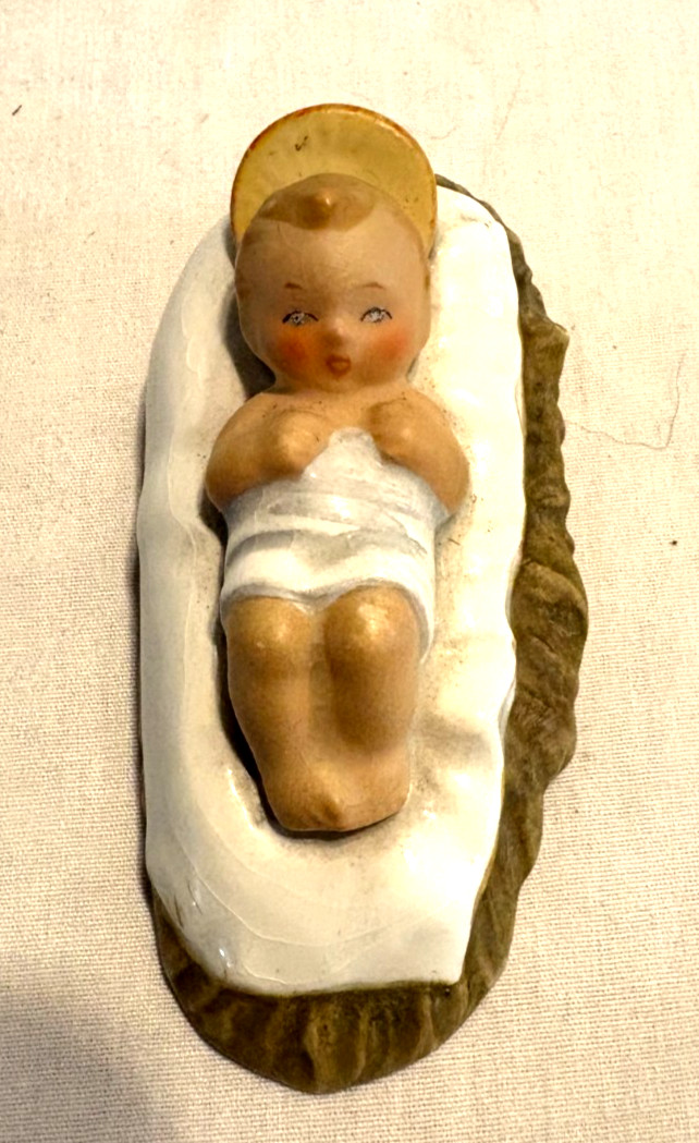 MJ HUMMEL 1951 #214A NATIVITY SET BABY JESUS WITH HALO 3.5