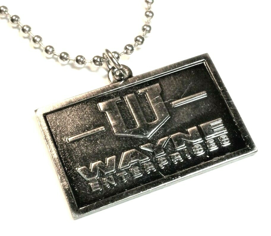 Wayne Enterprises Batman Bruce DC Comics Charm Pendant Necklace with Ball Chain