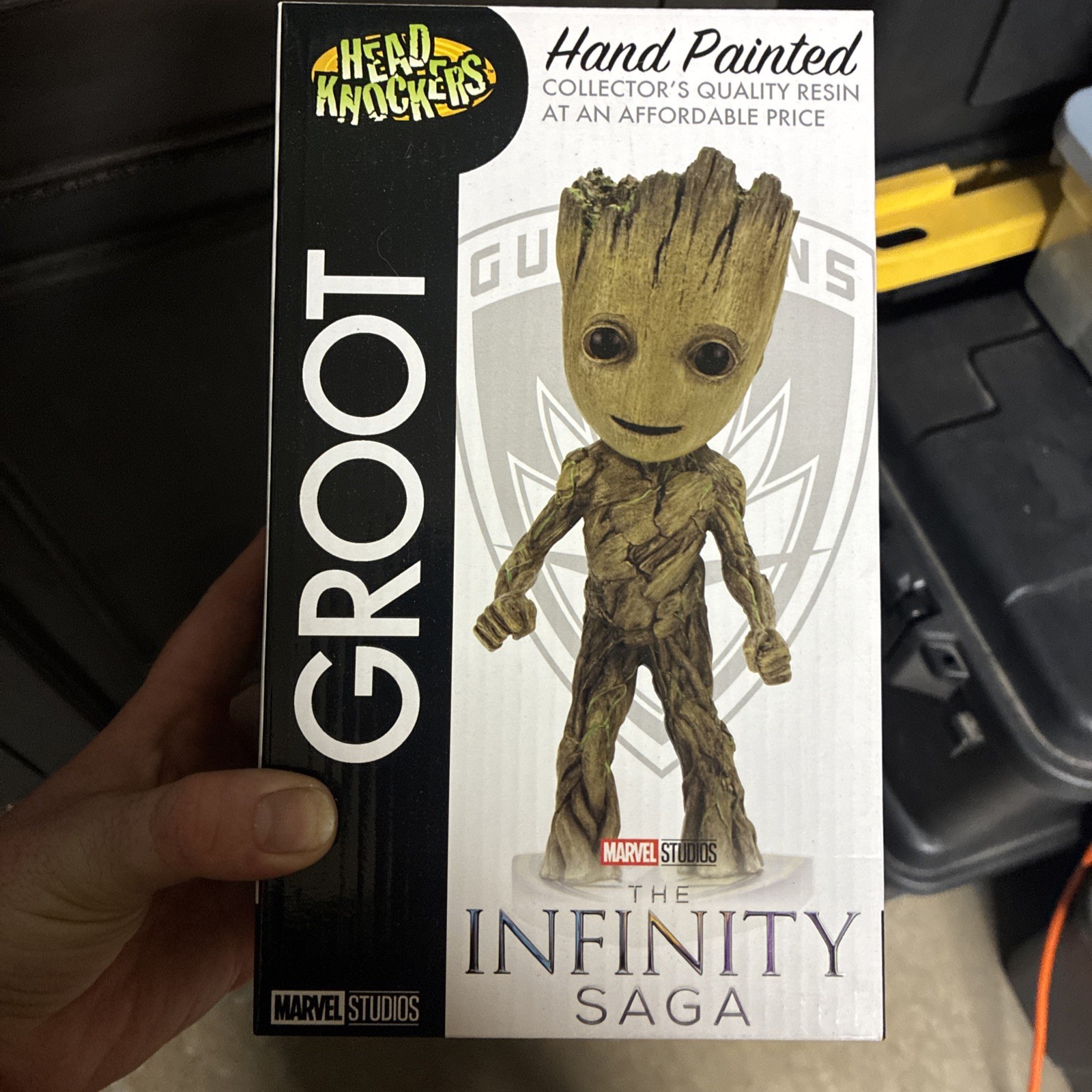 Groot Infinity Saga Head Knocker Bobblehead Marvel Studios Hand Painted Resin