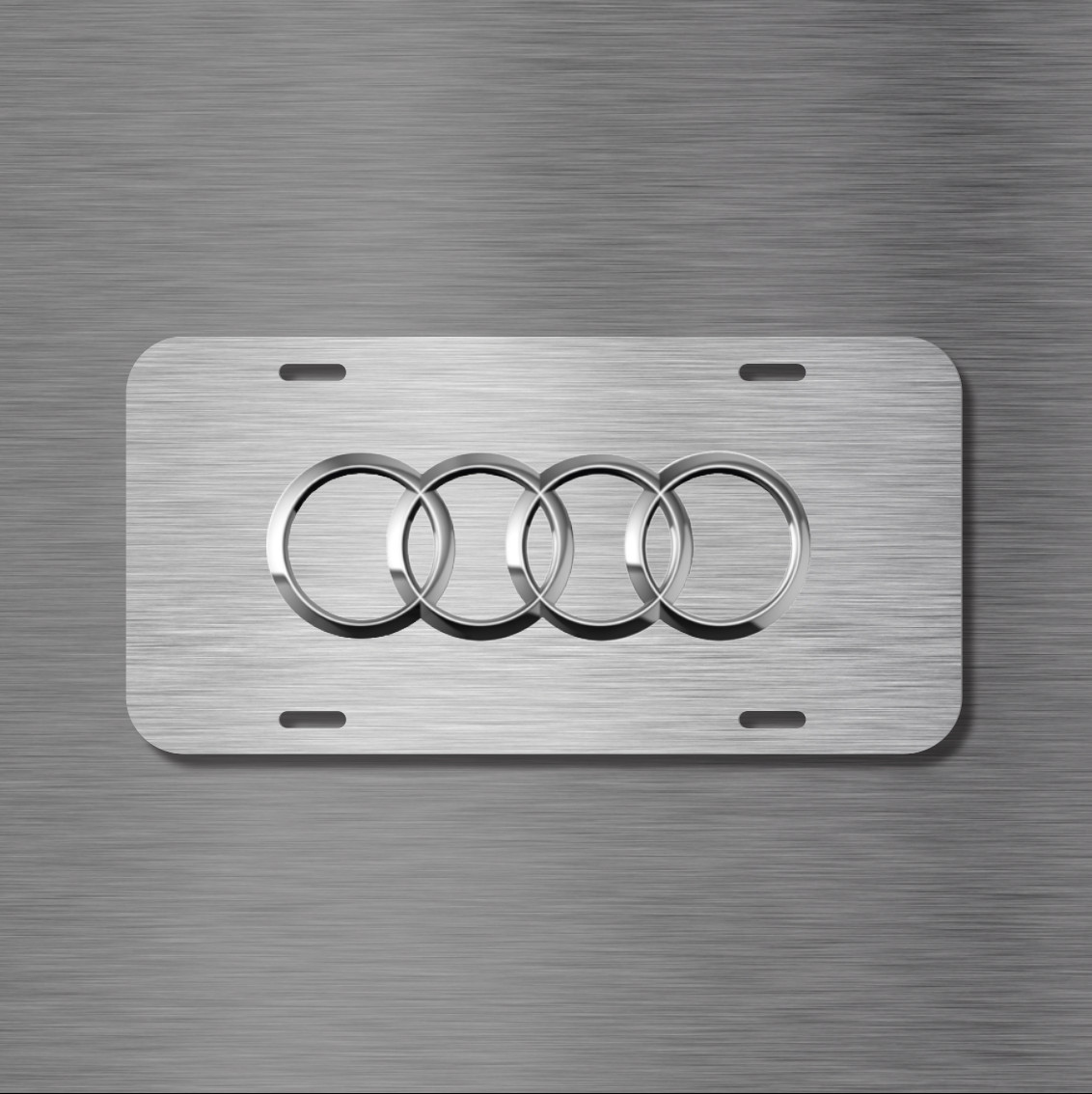 NEW Audi Aluminum License Plate CAR SUV Truck