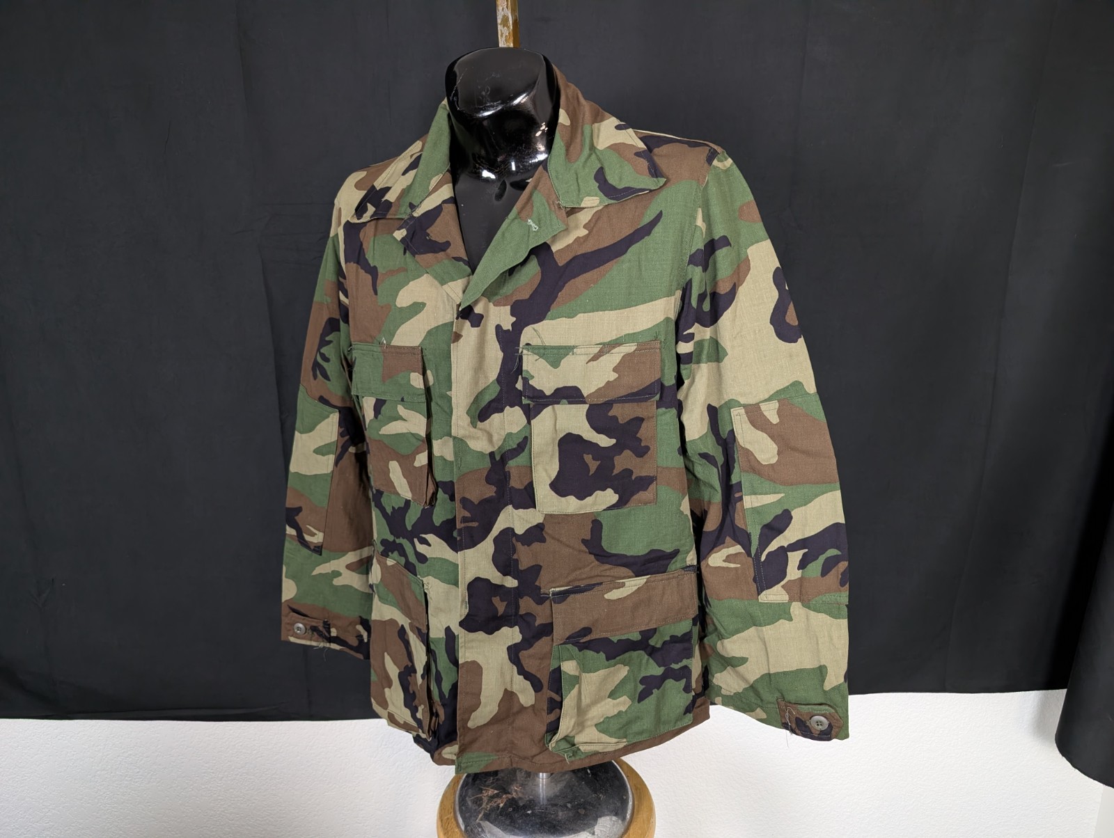 UNISSUED M81 Woodland BDU Top LARGE REGULAR 1st Pattern US Military Deadstock 