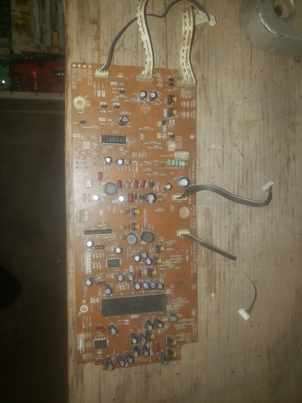 vintage Sony printed circuit board (PCB)