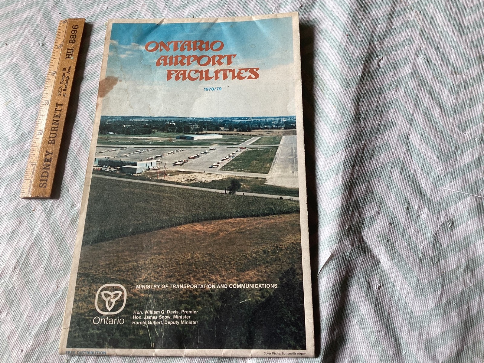 1978/79 ,ONTARIO CANADA,AIRPORT FACILITES MAP,LAND BASES ,SEA PLANES ,AIR BASES